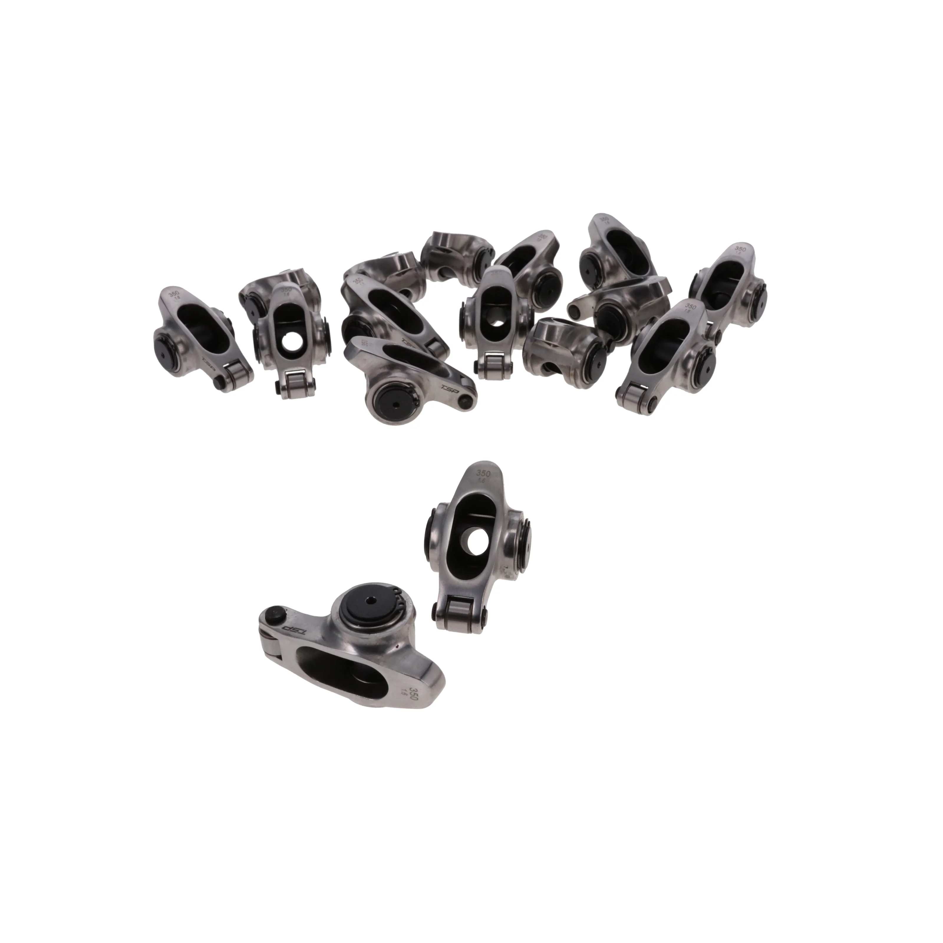 Chevy LS3/L92 Pro Series Cast Steel Rocker Arms, 1.7 Ratio, Needle Bearing Trunnion - Image 2