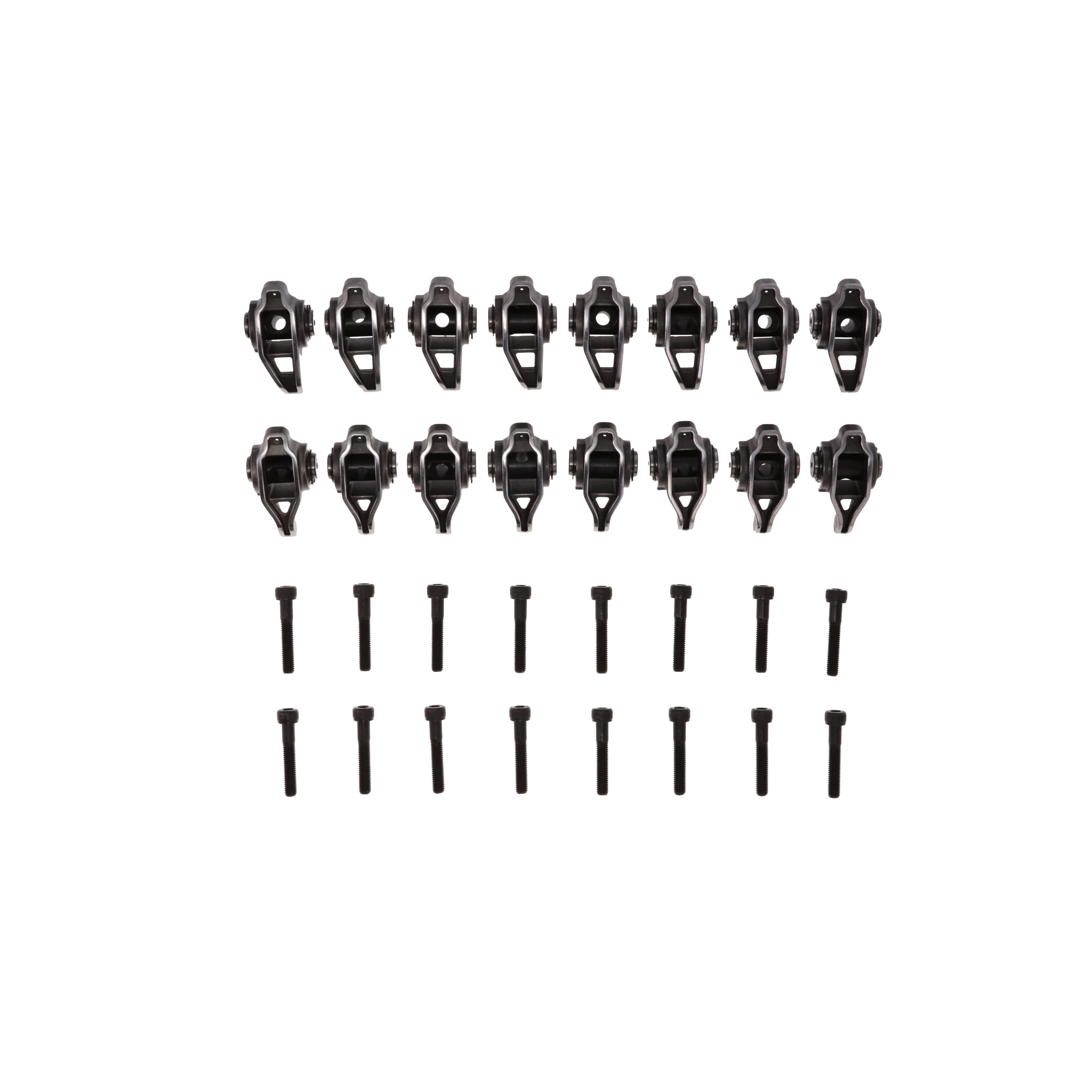Chevy LS3/L92 Pro Series Cast Steel Rocker Arms, 1.7 Ratio, Needle Bearing Trunnion - Image 4