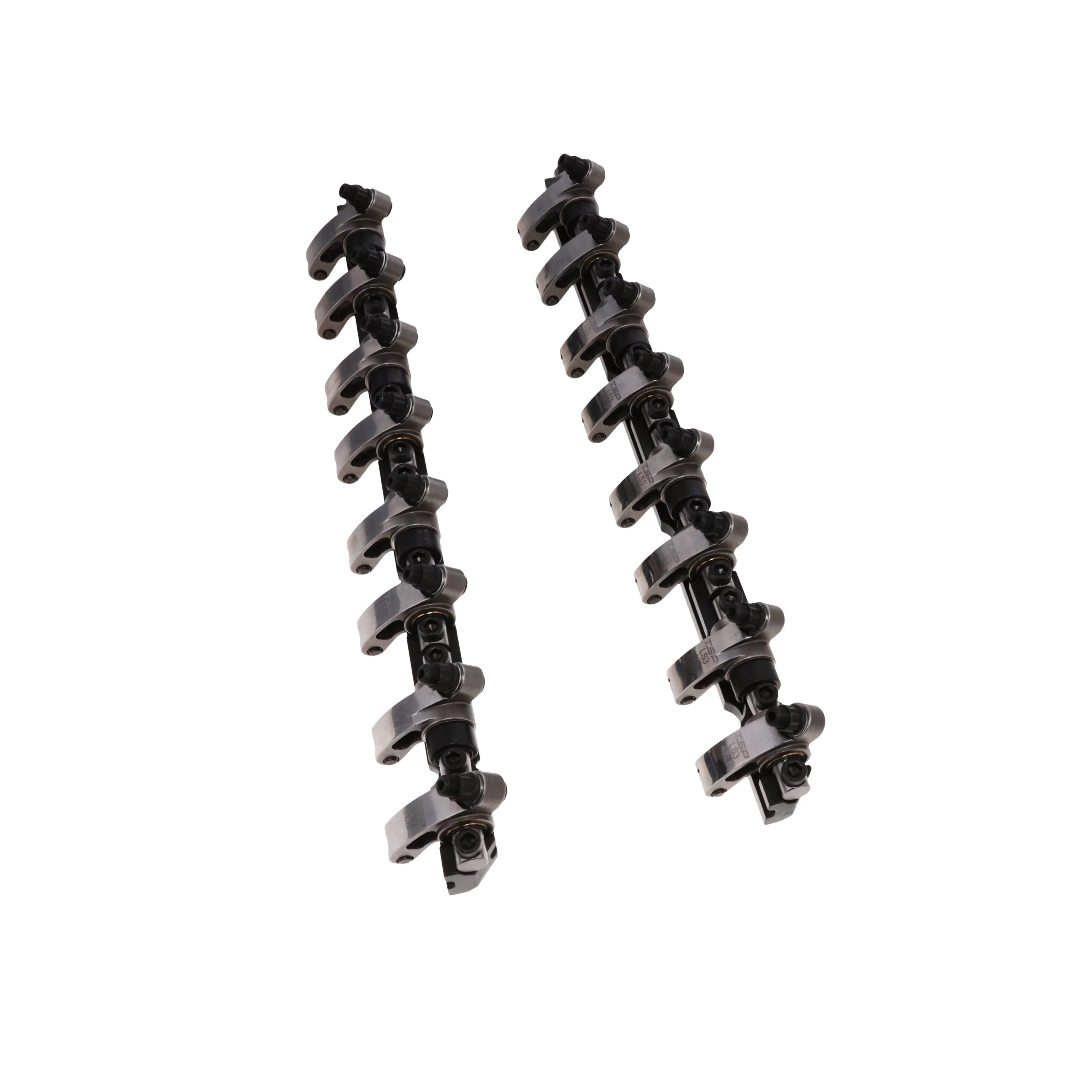 Chevy LS3 Stainless Steel Shaft Pro Series Rocker Arm System, 1.7 Ratio, Bronze Bushing Trunnion, Needle Bearing Tip - Image 4