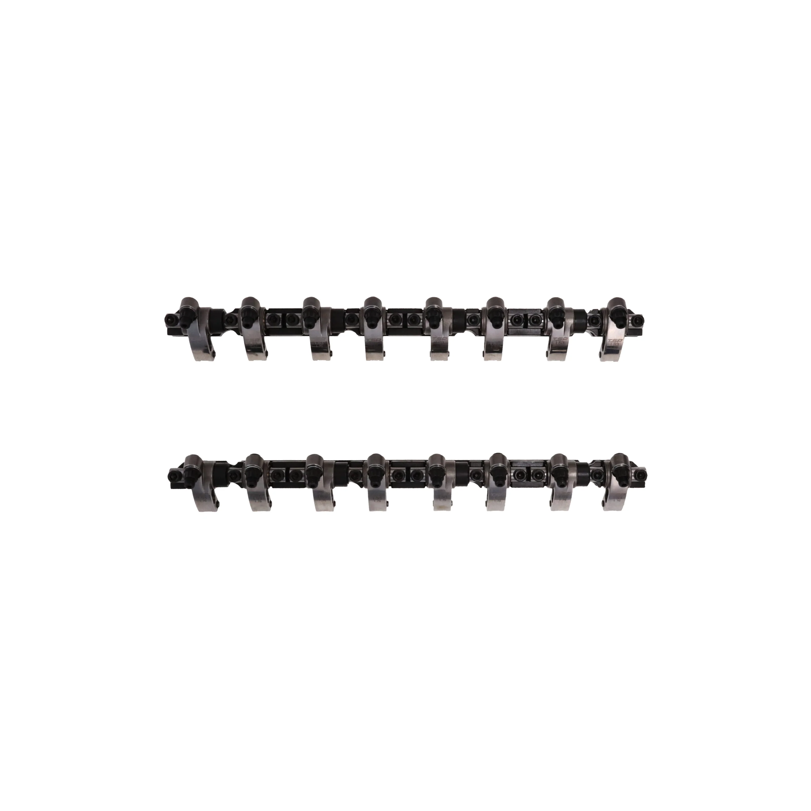 Chevy LS3 Stainless Steel Shaft Pro Series Rocker Arm System, 1.7 Ratio, Bronze Bushing Trunnion, Needle Bearing Tip - Image 6