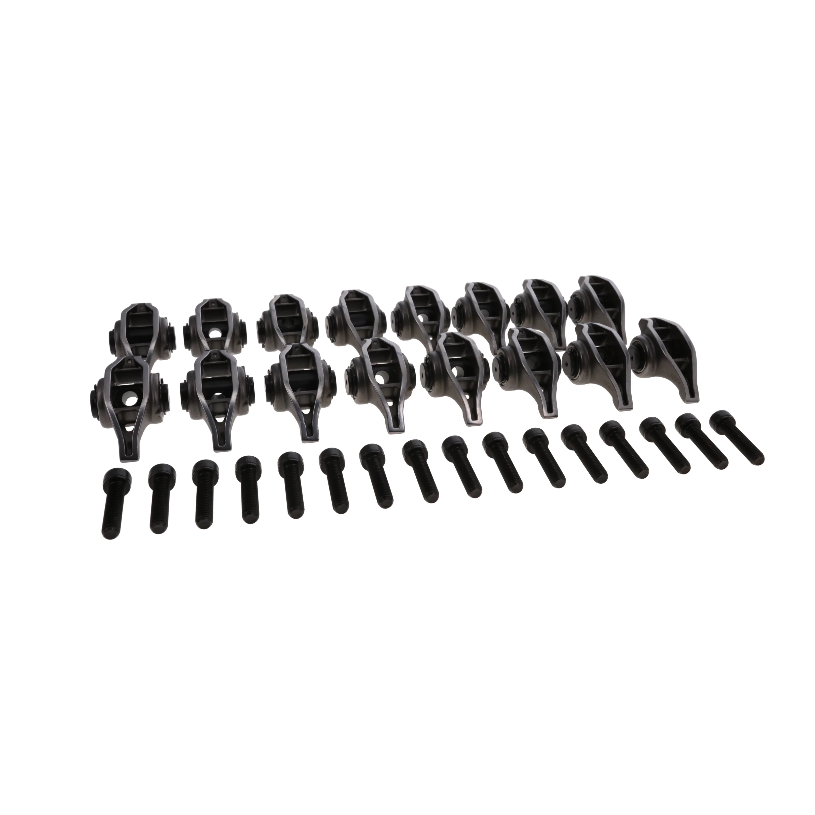 Chevy LT Pro Series Cast Steel Rocker Arms, 1.8 Ratio, Needle Bearing Trunnion