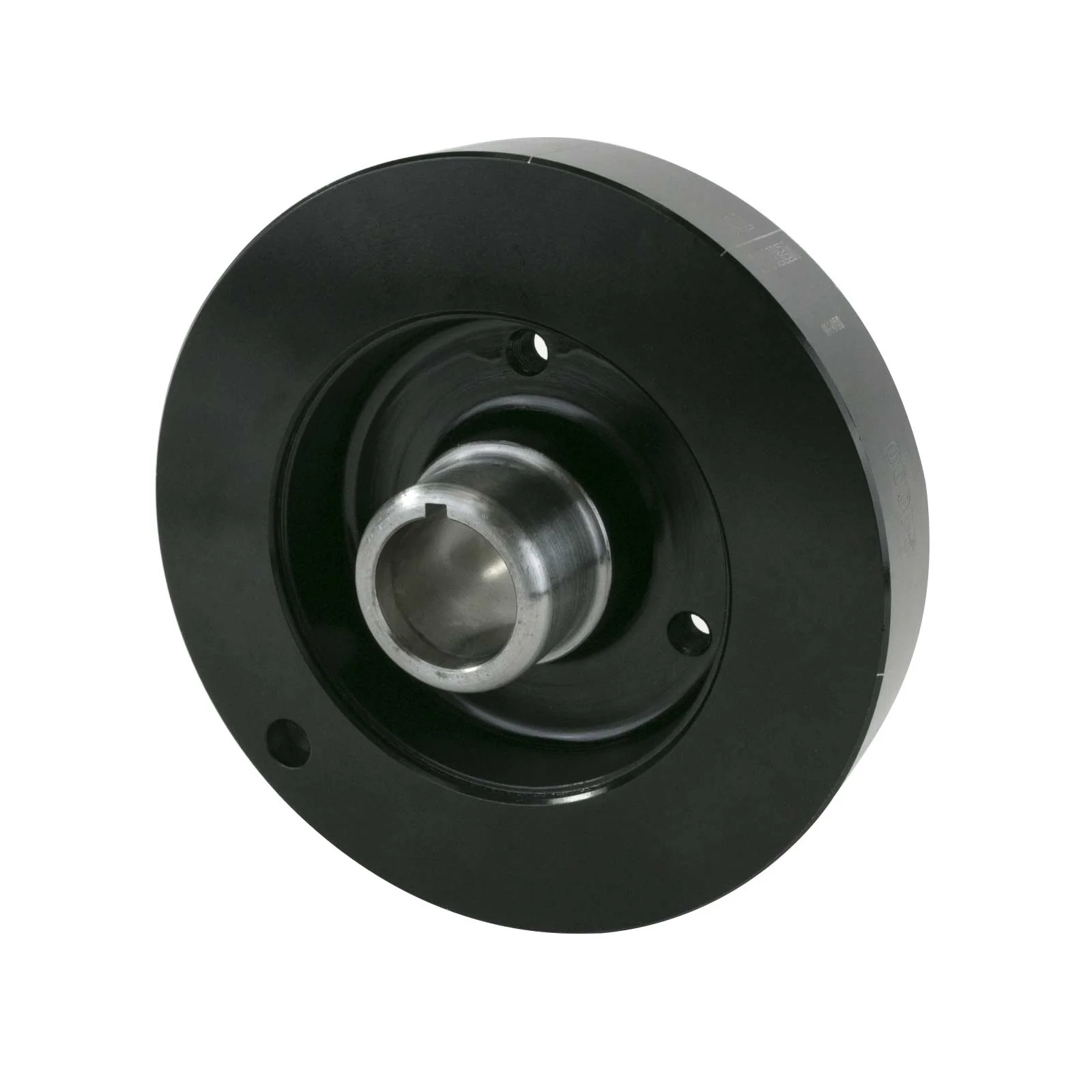 Chevy Small Block 262 - 350 6 3/4" SFI Certified Gloss Black Harmonic Balancer - Image 3