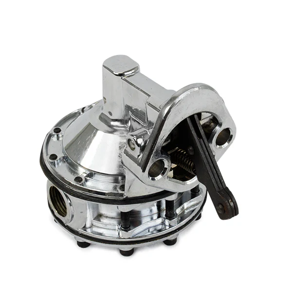 Chevy Small Block 6-Valve 7.5 PSI 110 GPH Mechanical Fuel Pump - Chrome - Image 4
