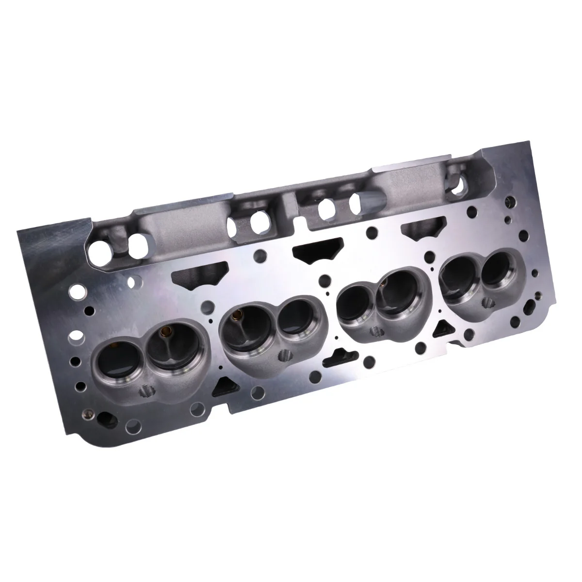 Chevy Small Block Angled Plug Aluminum Cylinder Head - Image 4