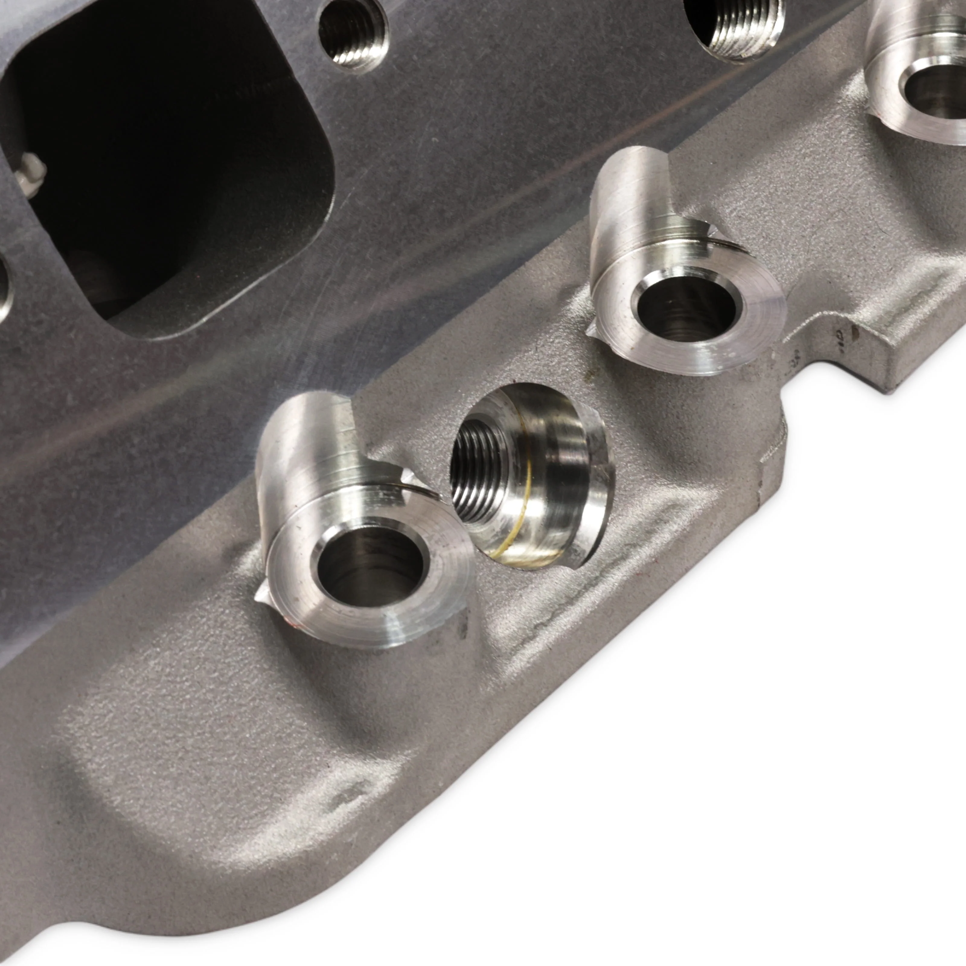 Chevy Small Block Angled Plug Flat Tappet Assembled Aluminum Cylinder Head - Image 2
