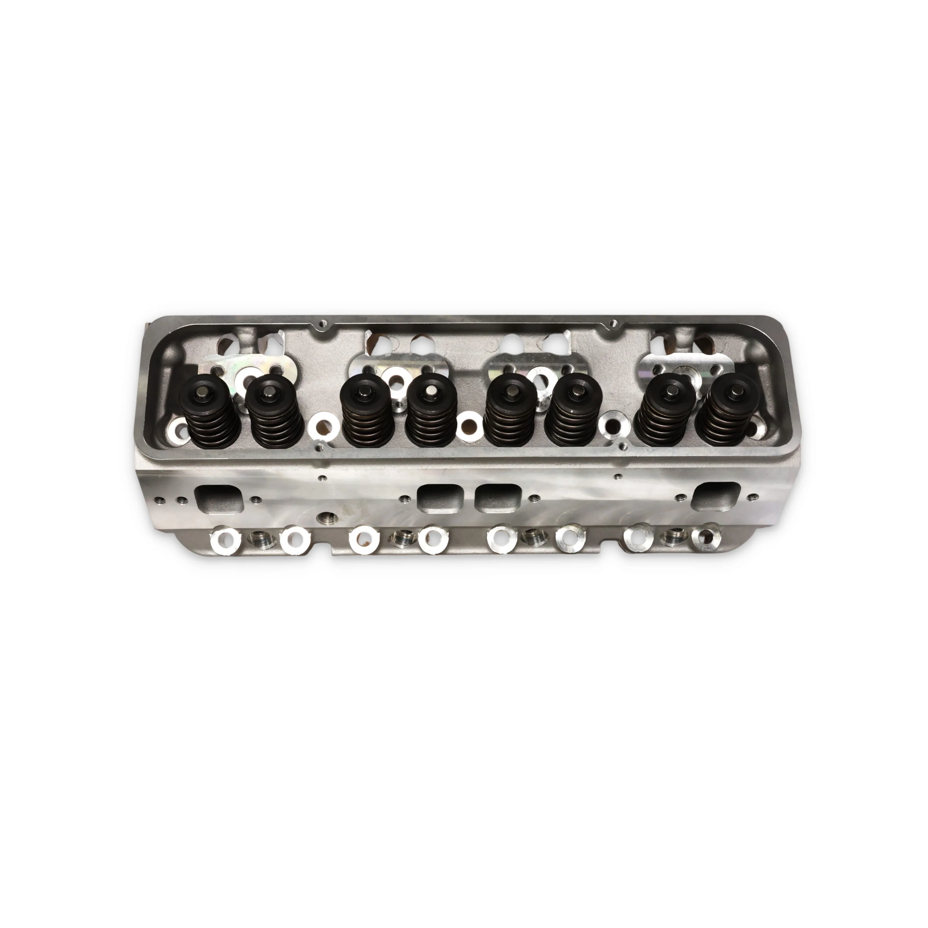 Chevy Small Block Angled Plug Flat Tappet Assembled Aluminum Cylinder Head - Image 4