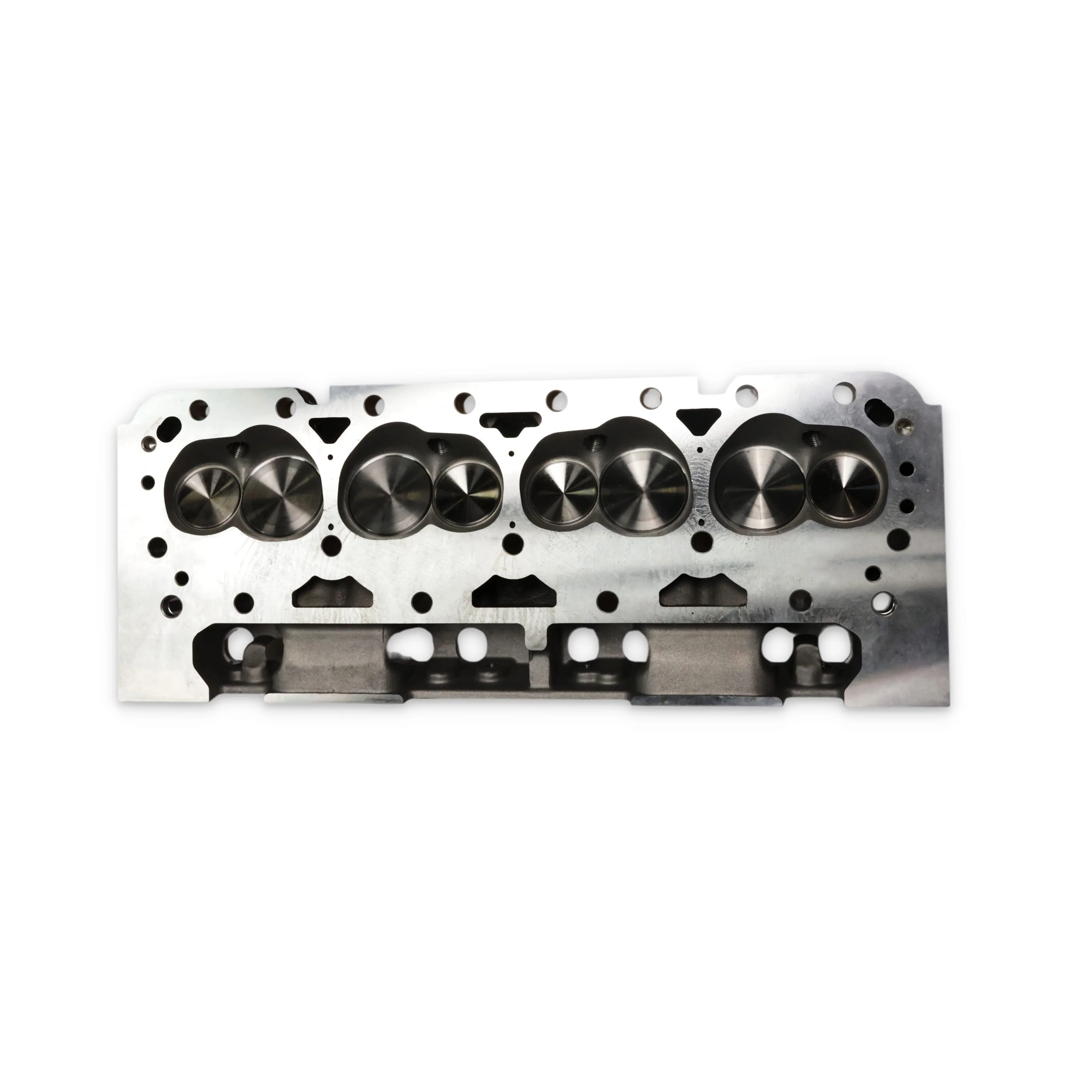 Chevy Small Block Angled Plug Flat Tappet Assembled Aluminum Cylinder Head - Image 5