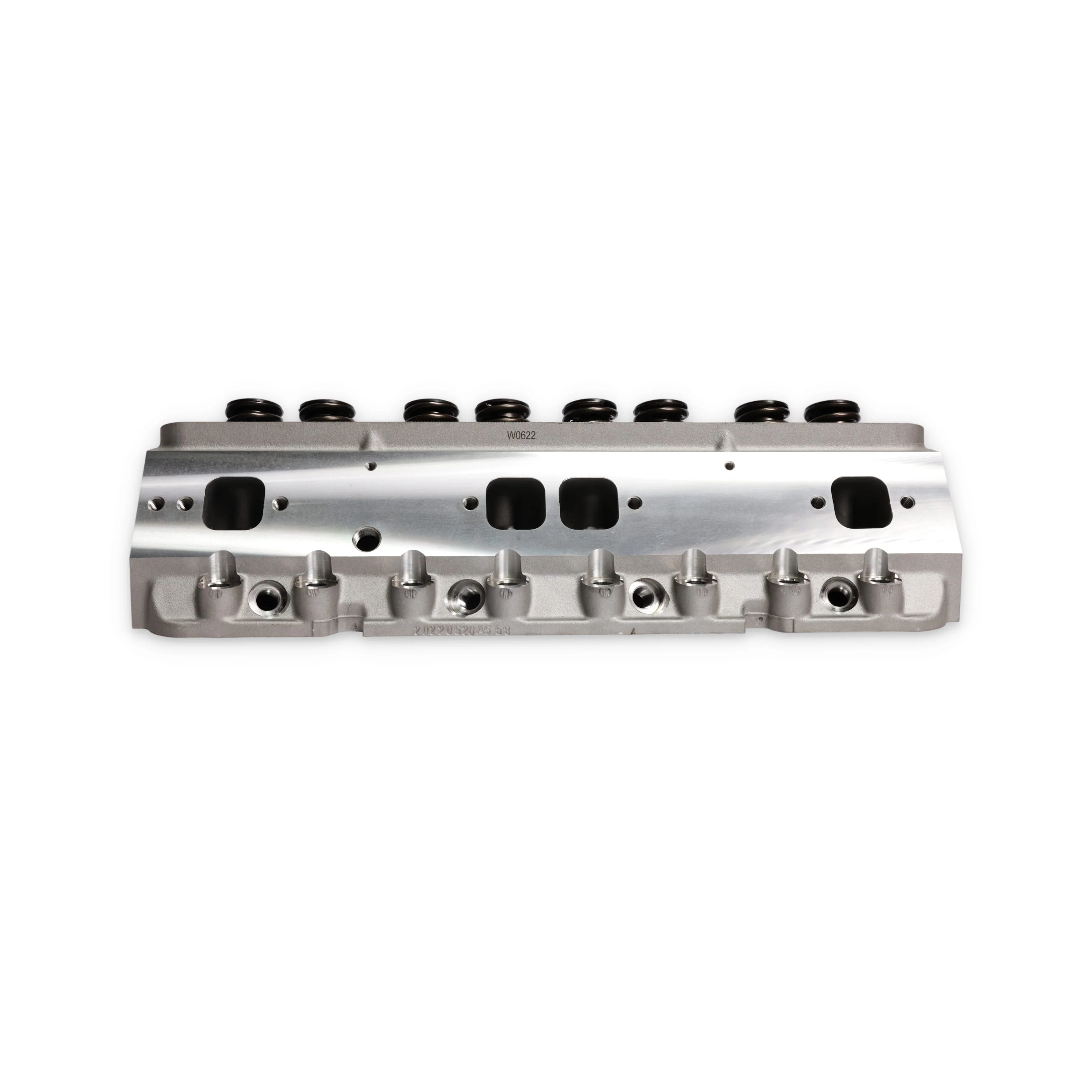 Chevy Small Block Angled Plug Flat Tappet Assembled Aluminum Cylinder Head - Image 6