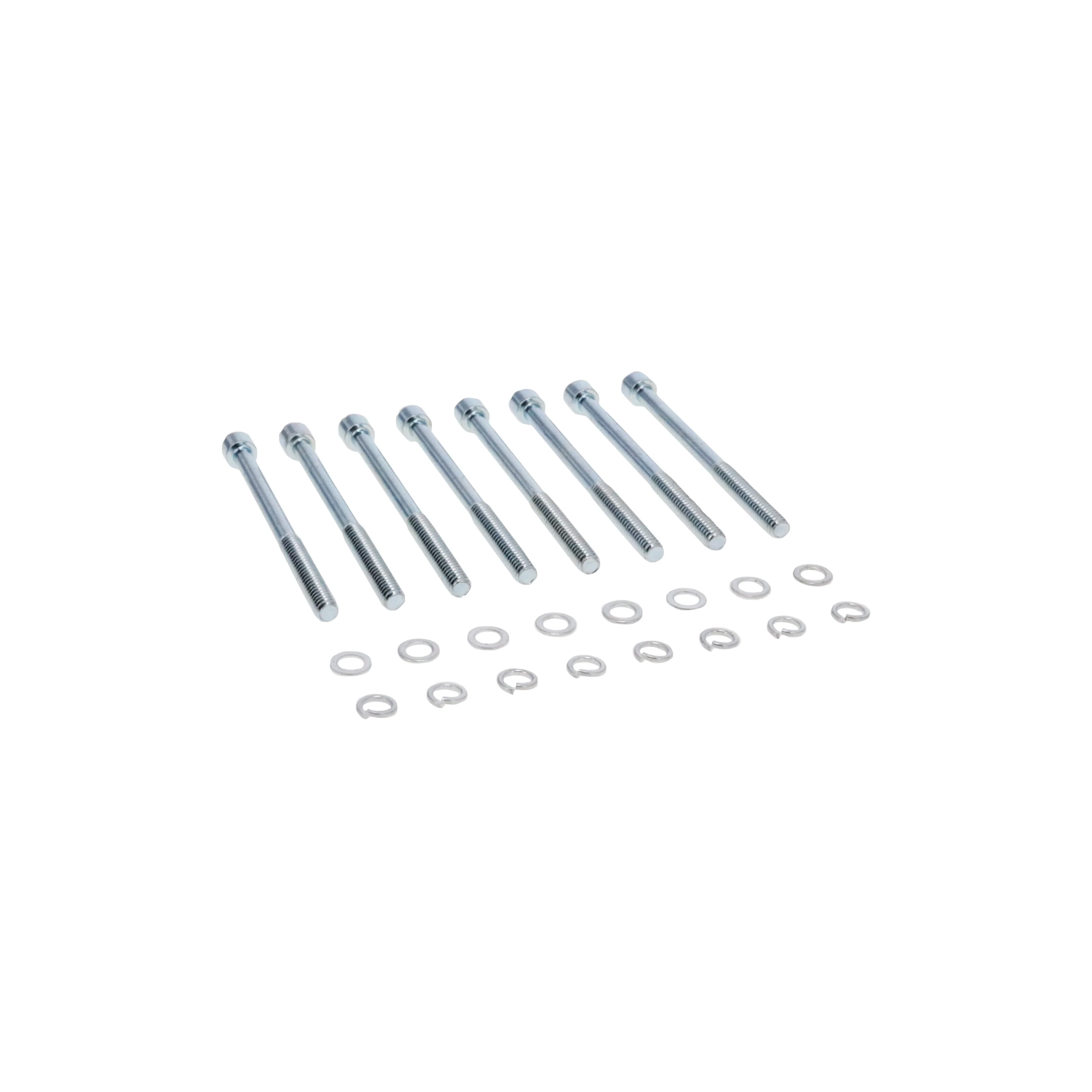 Chevy Small Block Long Bolt Fabricated Aluminum Valve Covers with Breather Holes - Clear Anodized - Image 5