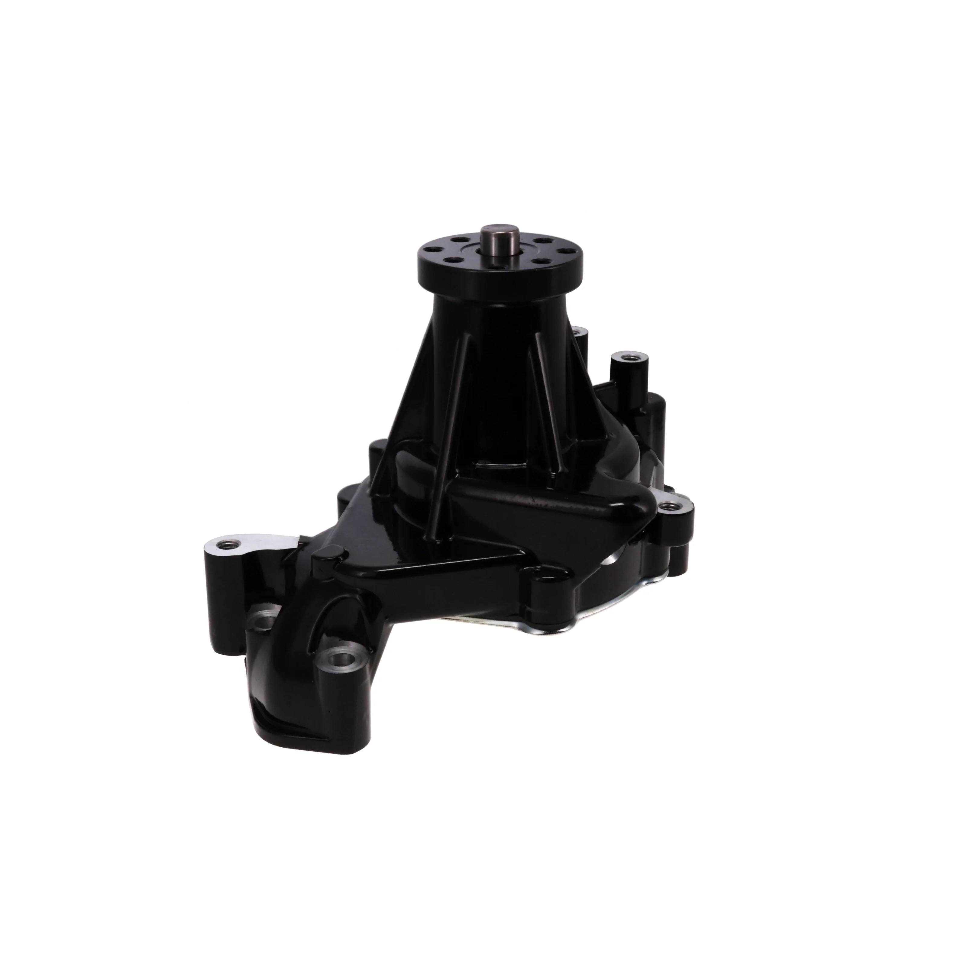 Chevy Small Block Long-Style Reverse Rotation High-Flow Mechanical Water Pump - Black - Image 4
