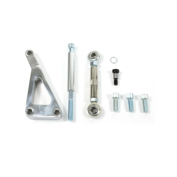 Chevy Small Block Long Water Pump Alternator Bracket - Chrome - Image 3