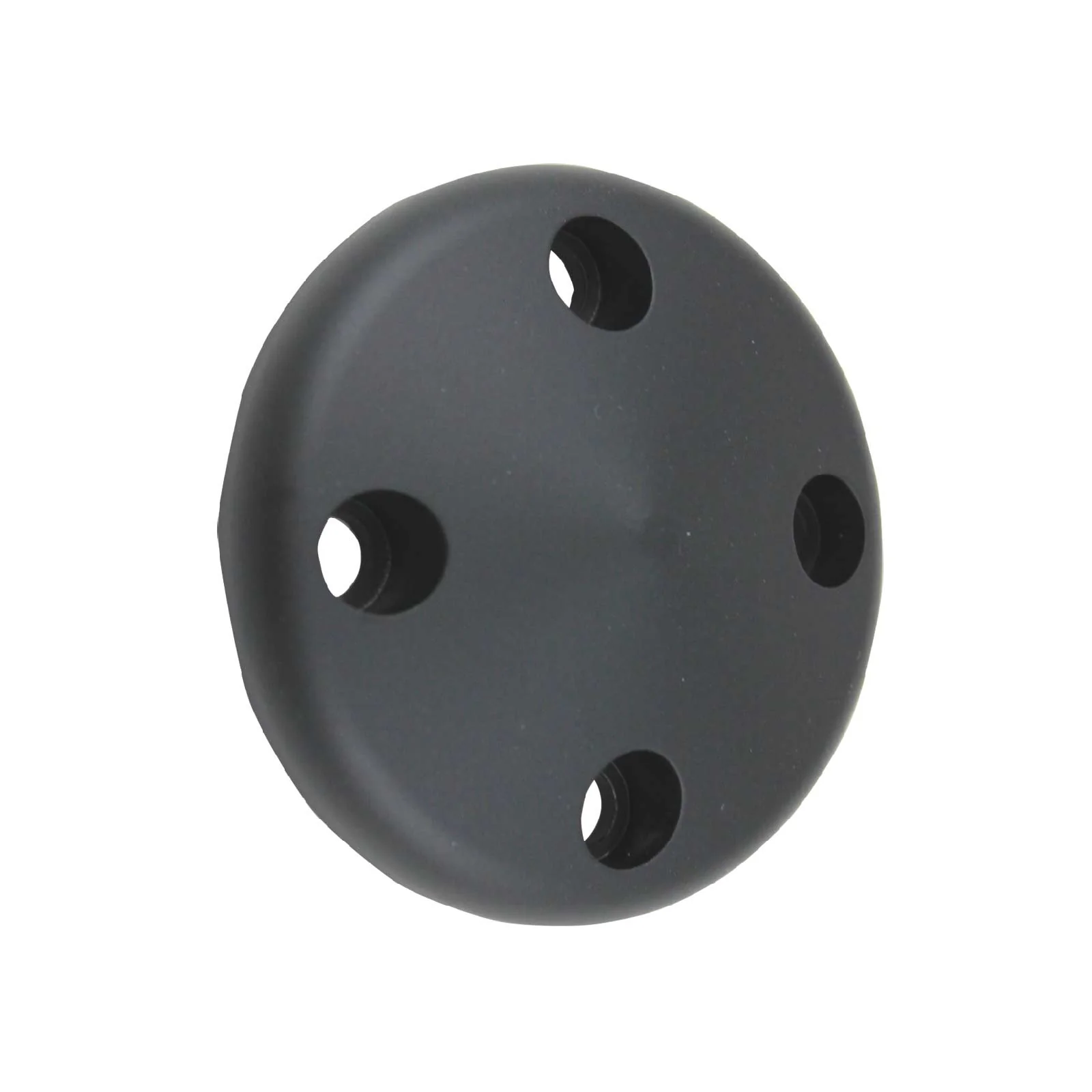 Chevy Small Block Long Water Pump Aluminum Nose Cone Pulley Cover - Black