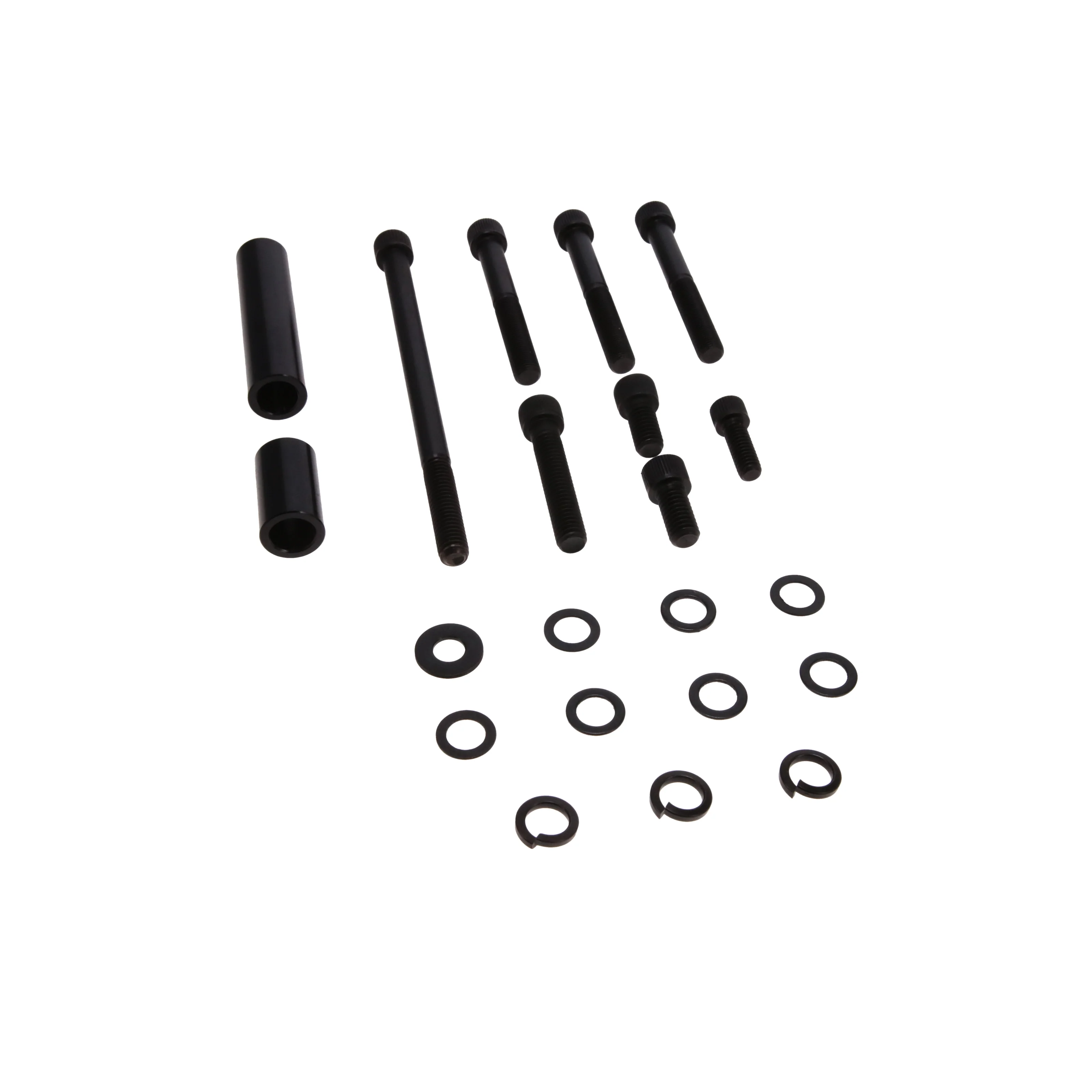 Chevy Small Block Long Water Pump Upgraded Alternator Bracket - Black - Image 4