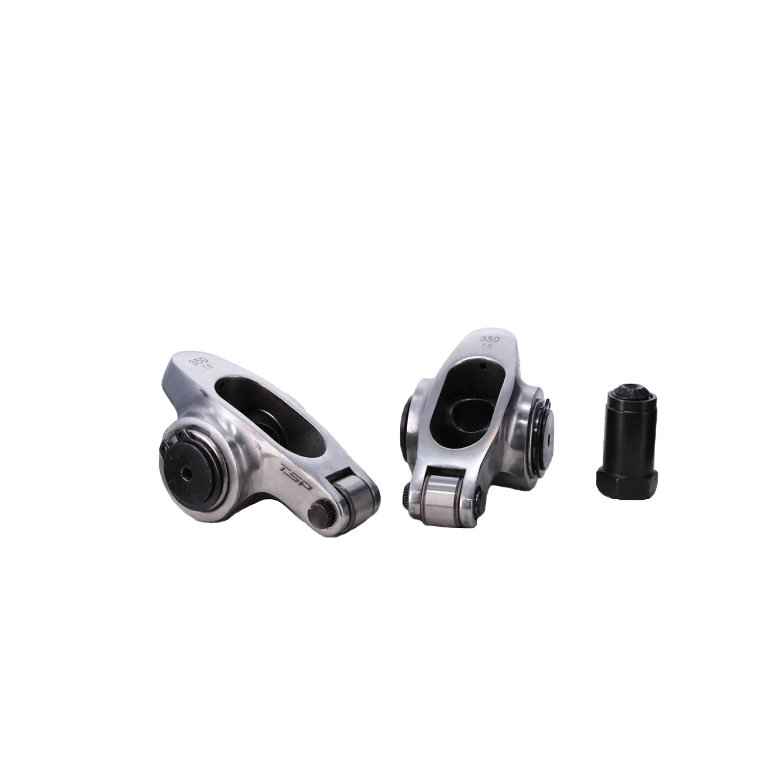 Chevy Small Block Pro Series Stainless Steel 1.6 Ratio 7/16" Needle Bearing Roller Rocker Arms - Image 4