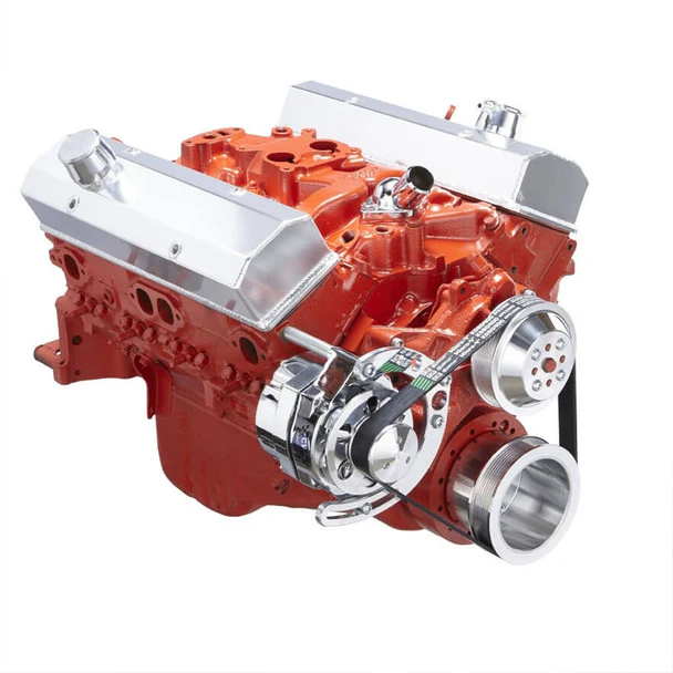 Chevy Small Block Serpentine Conversion - Alternator Only, Long Water Pump - Polished - Image 3