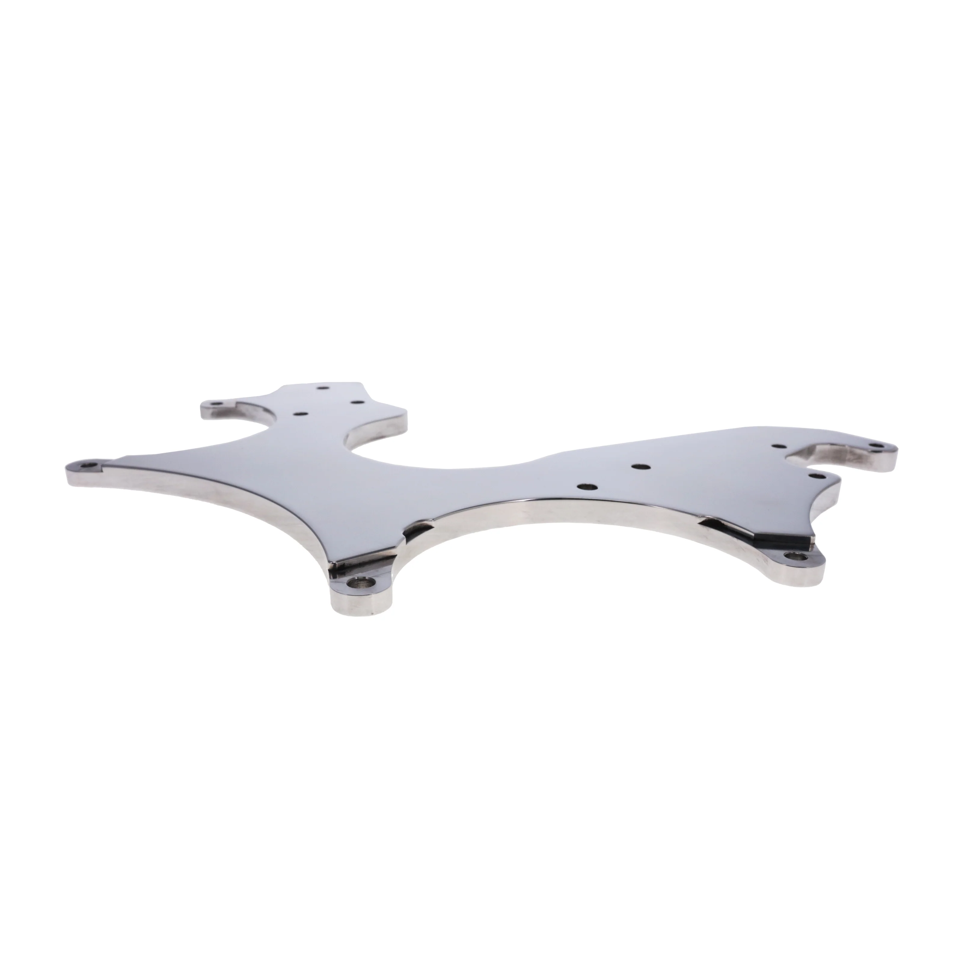 Chevy Small Block Serpentine Front Drive System Accessory Plate - Polished - Image 2