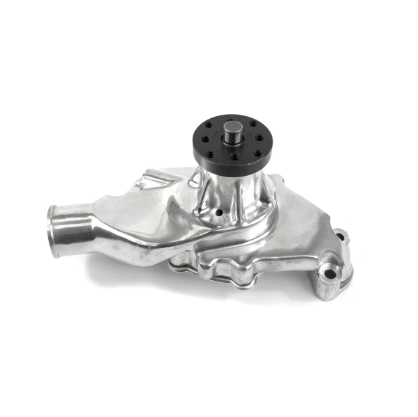 Chevy Small Block Short-Style High-Flow Mechanical Water Pump - Polished - Image 2