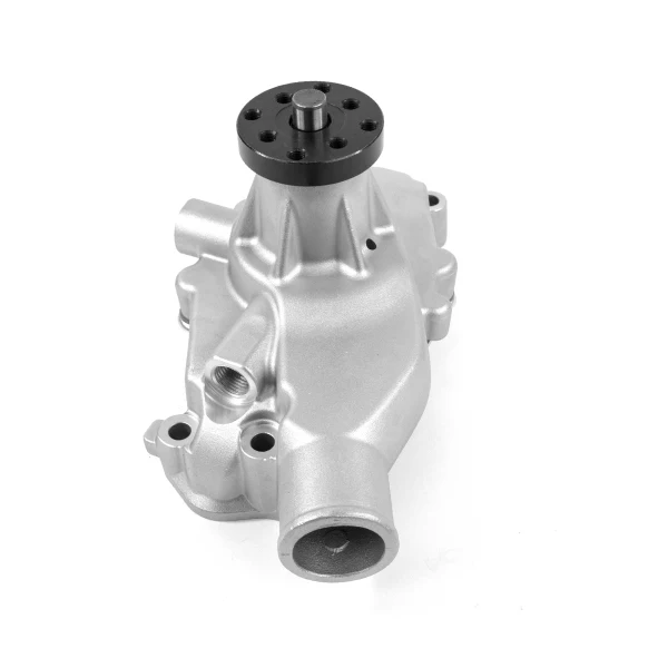 Chevy Small Block Short-Style Reverse Rotation High-Flow Mechanical Water Pump - Satin - Image 2