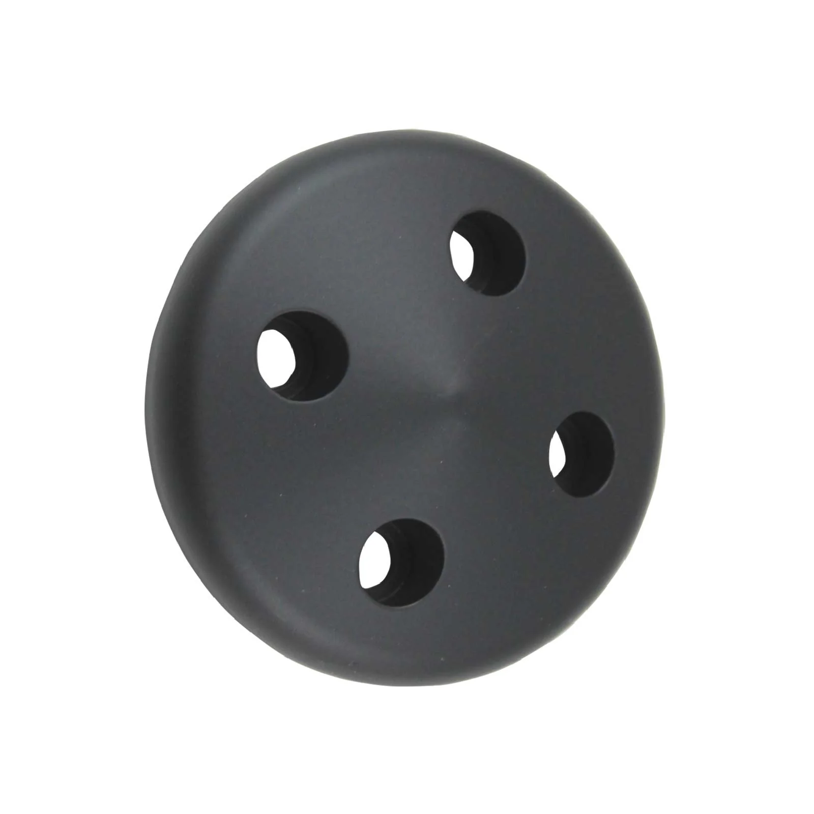 Chevy Small Block Short Water Pump Aluminum Nose Cone Pulley Cover - Black
