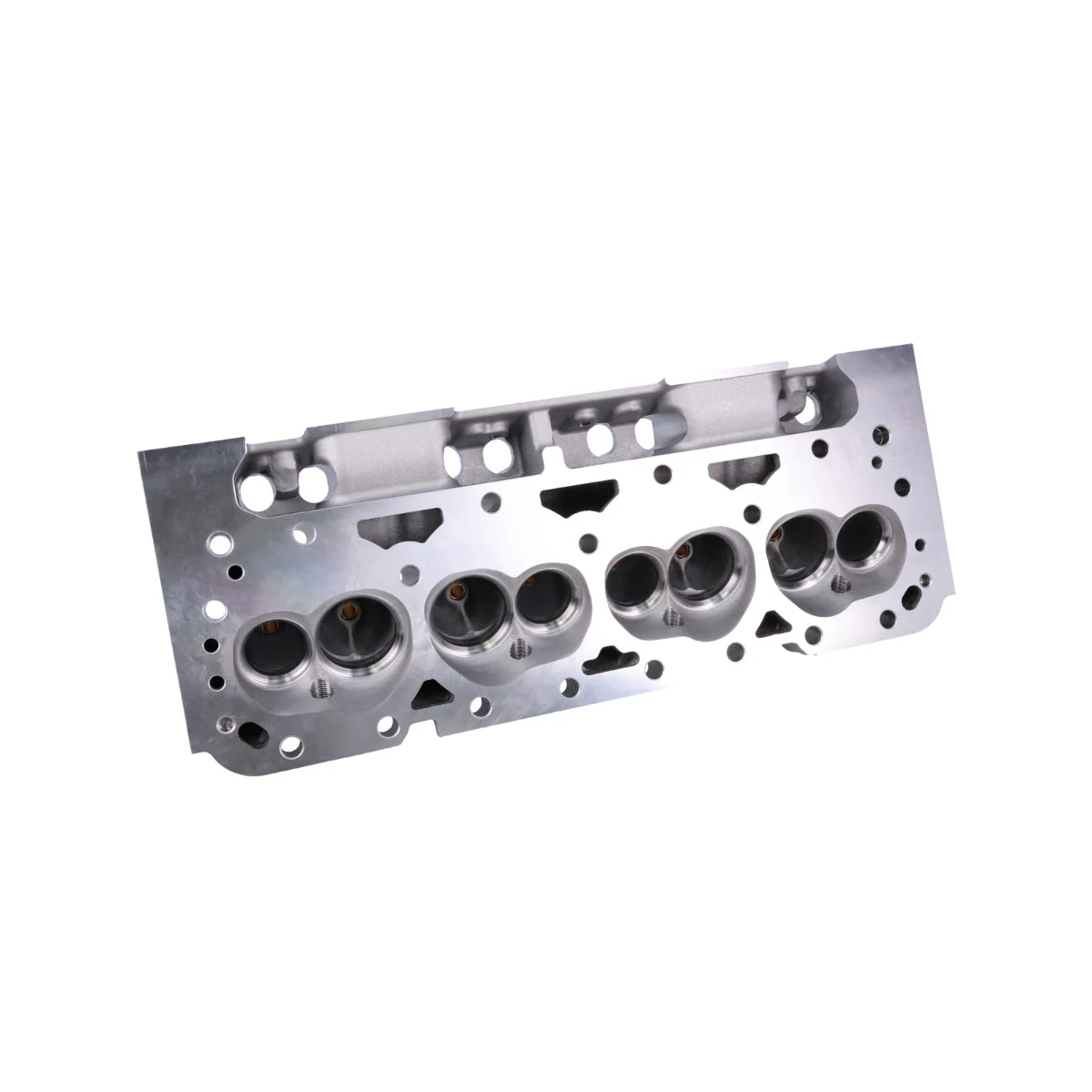 Chevy Small Block Straight Plug Aluminum Cylinder Head - Image 3