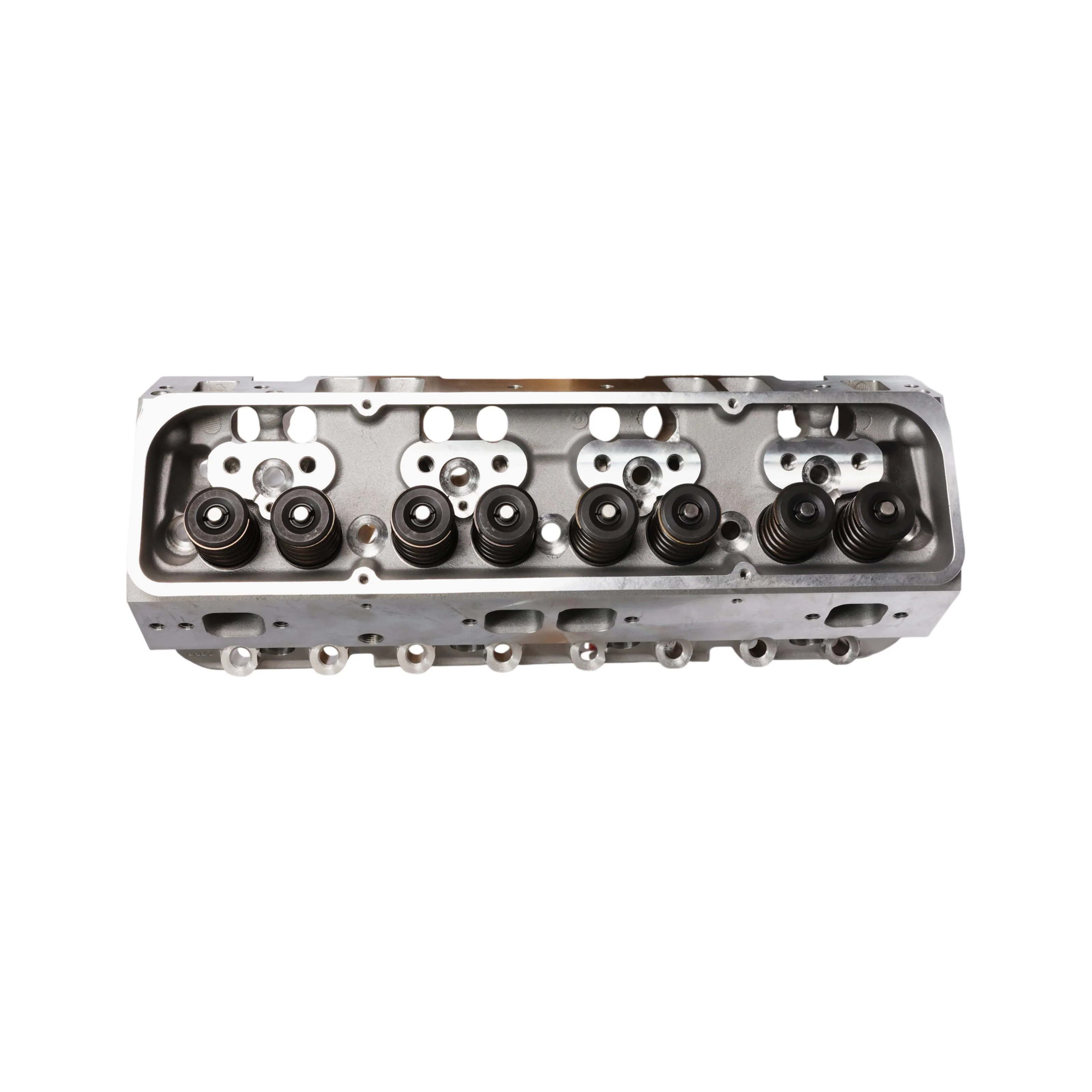 Chevy Small Block Straight Plug Flat Tappet Assembled Aluminum Cylinder Head - Image 5