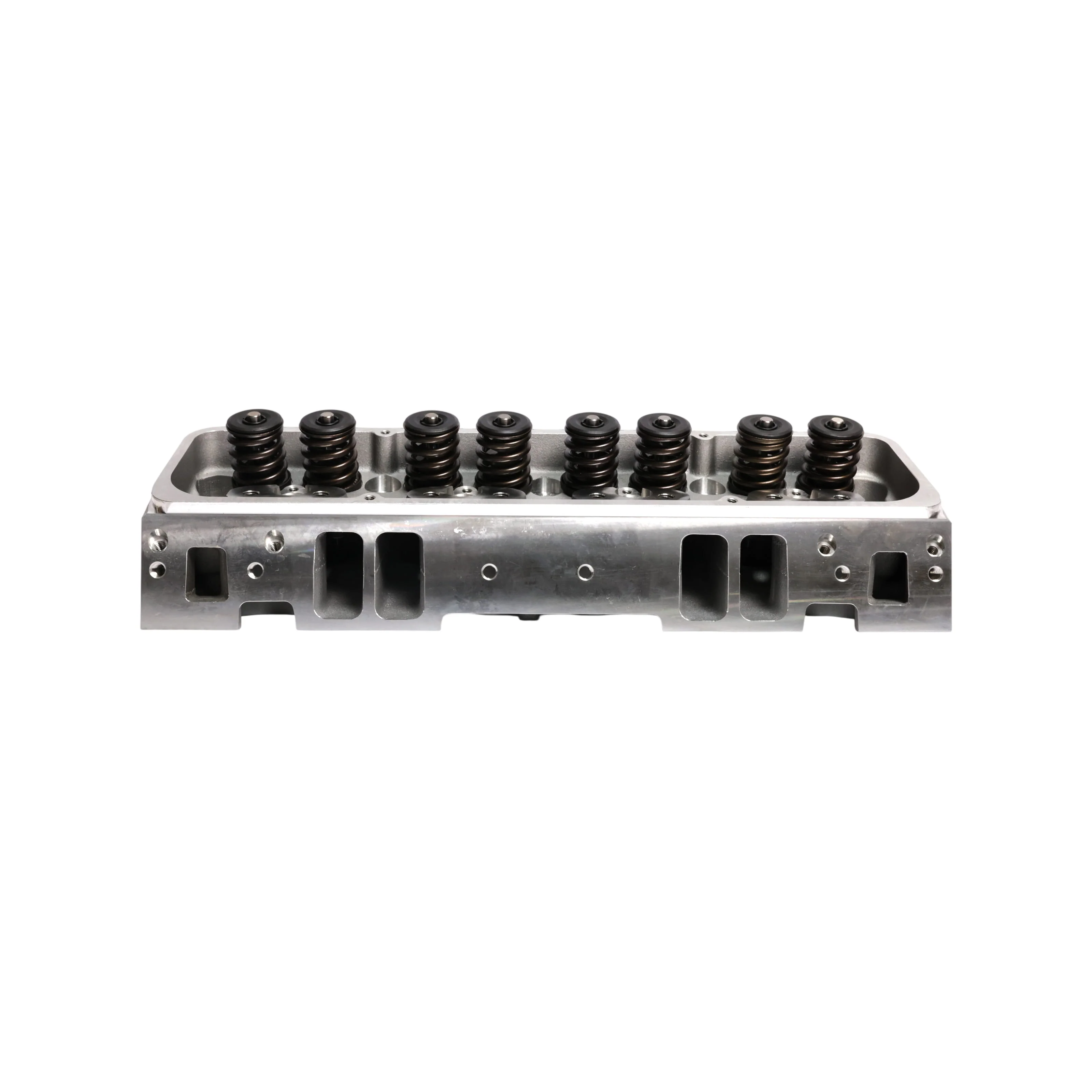 Chevy Small Block Straight Plug Flat Tappet Assembled Aluminum Cylinder Head - Image 7