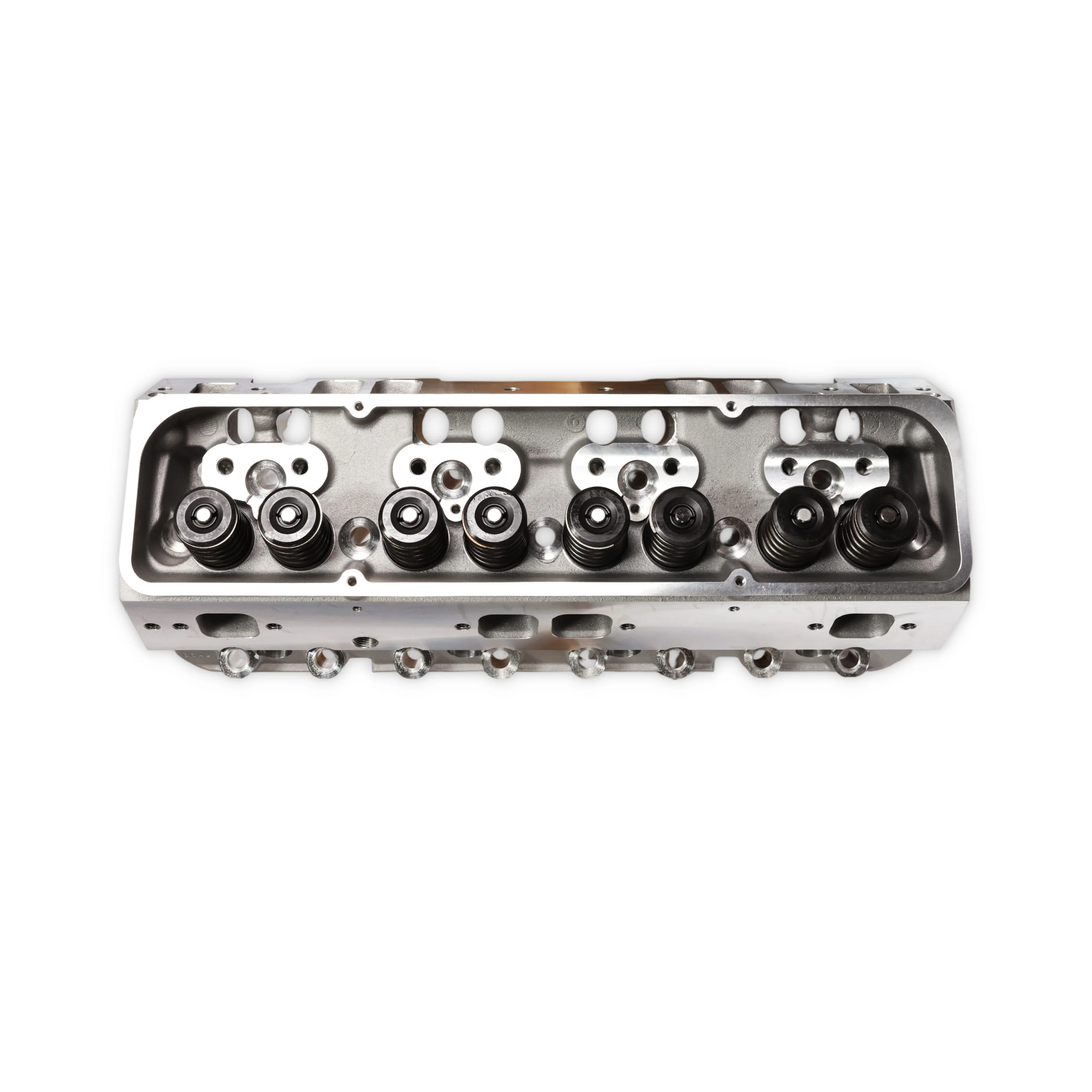 Chevy Small Block Straight Plug Hydraulic Roller Assembled Aluminum Cylinder Head - Image 4