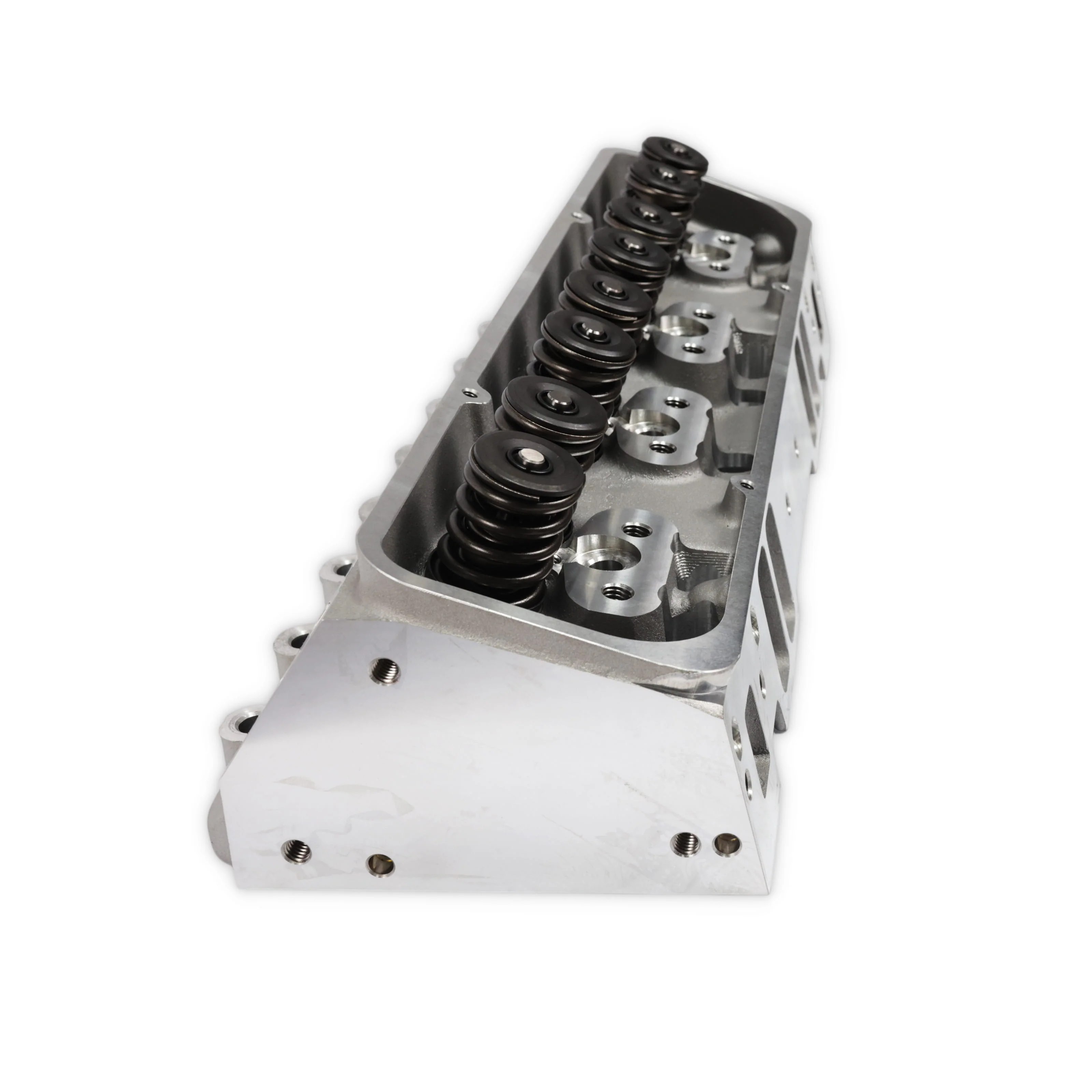 Chevy Small Block Straight Plug Hydraulic Roller Assembled Aluminum Cylinder Head - Image 8