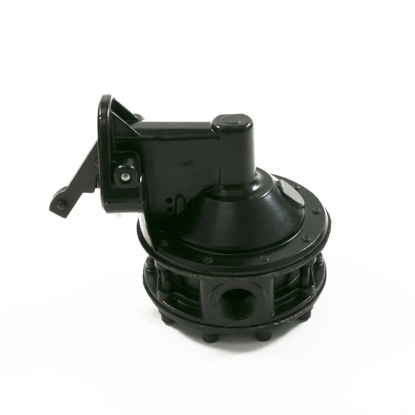 Chevy Small Block V8 (262-400) Six-Valve 130 GPH 12-16 PSI Mechanical Fuel Pump - Black - Image 3