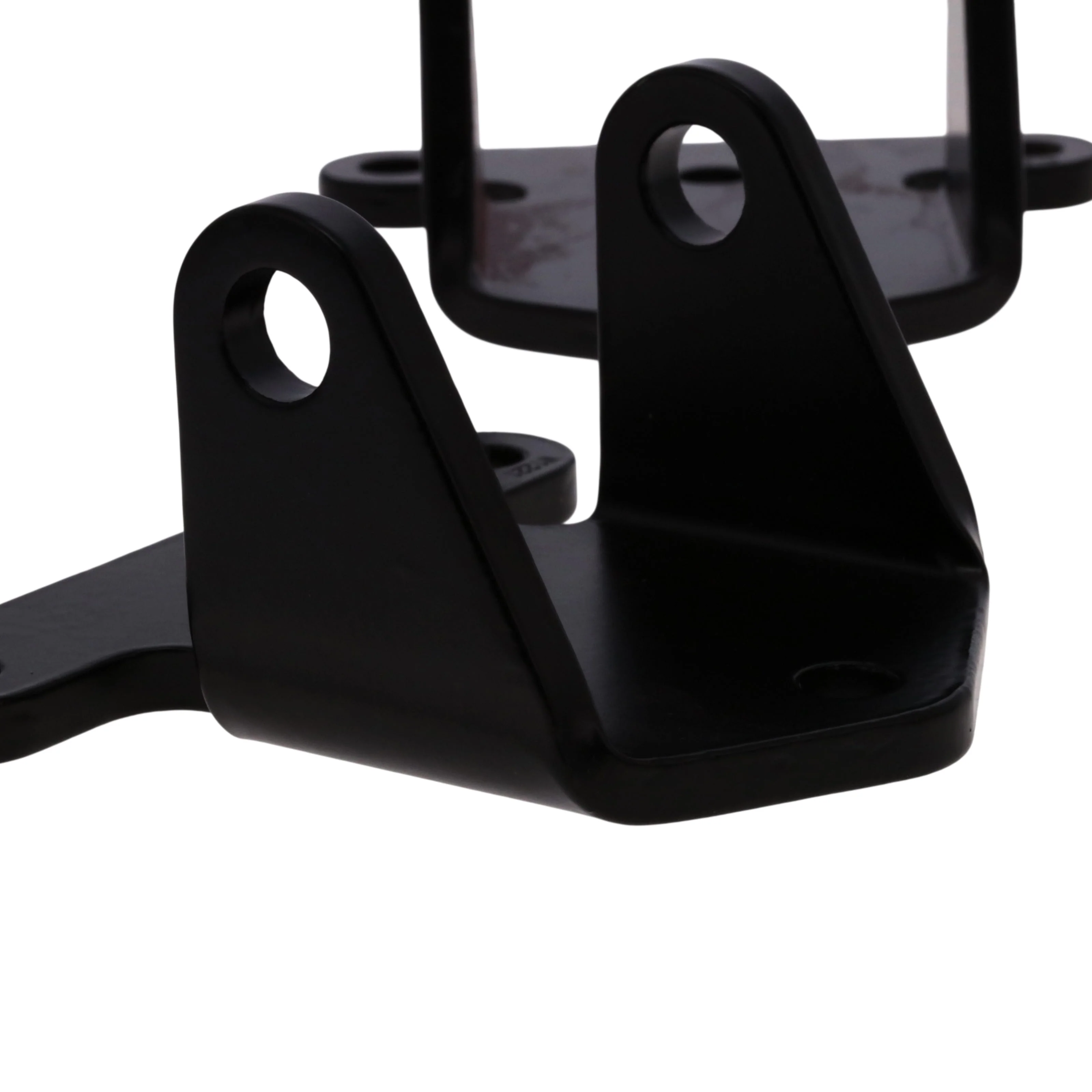 Chevy V8 1/4" Thick Solid Steel Engine Mounts - Black - Image 4