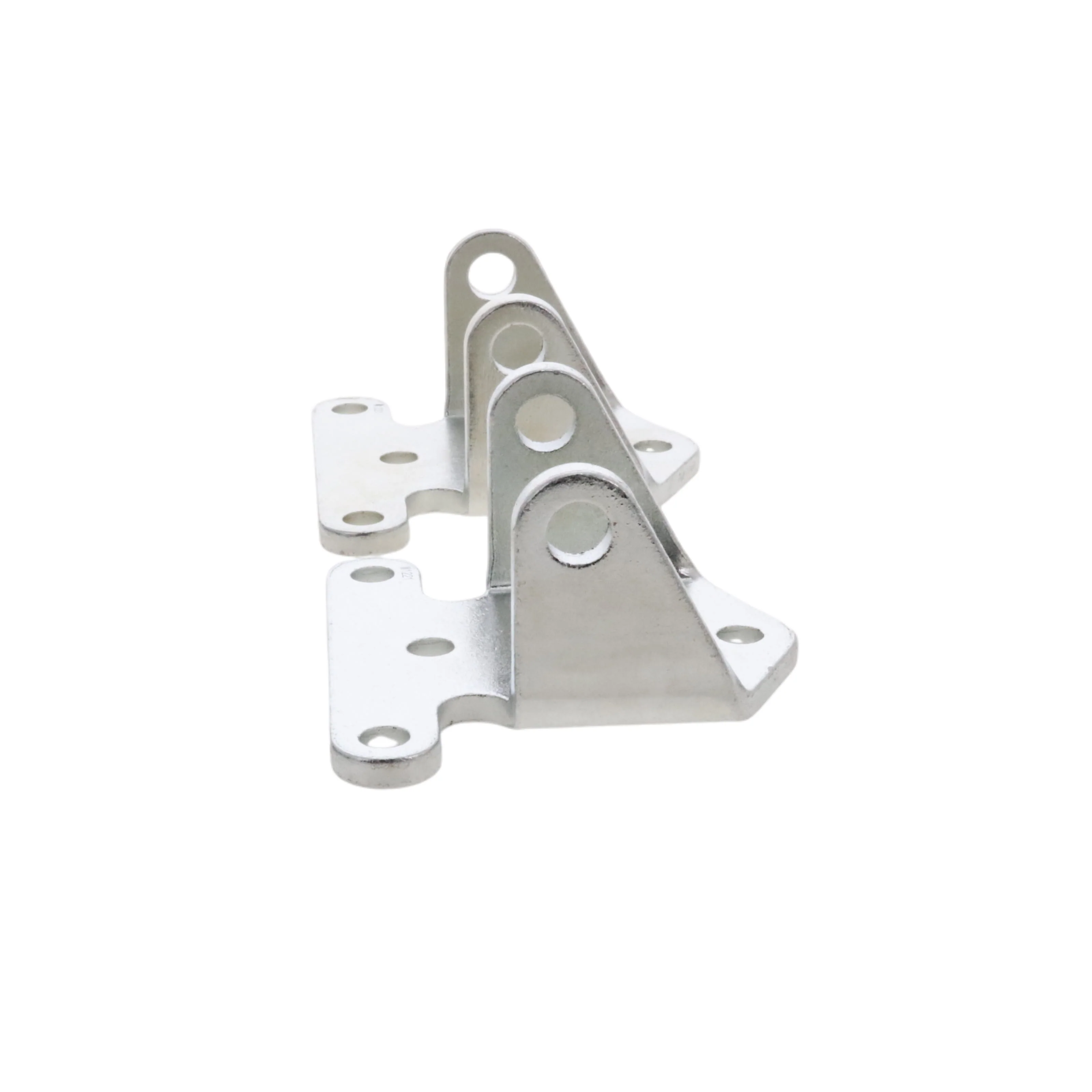 Chevy V8 1/4" Thick Solid Steel Engine Mounts - Natural - Image 3