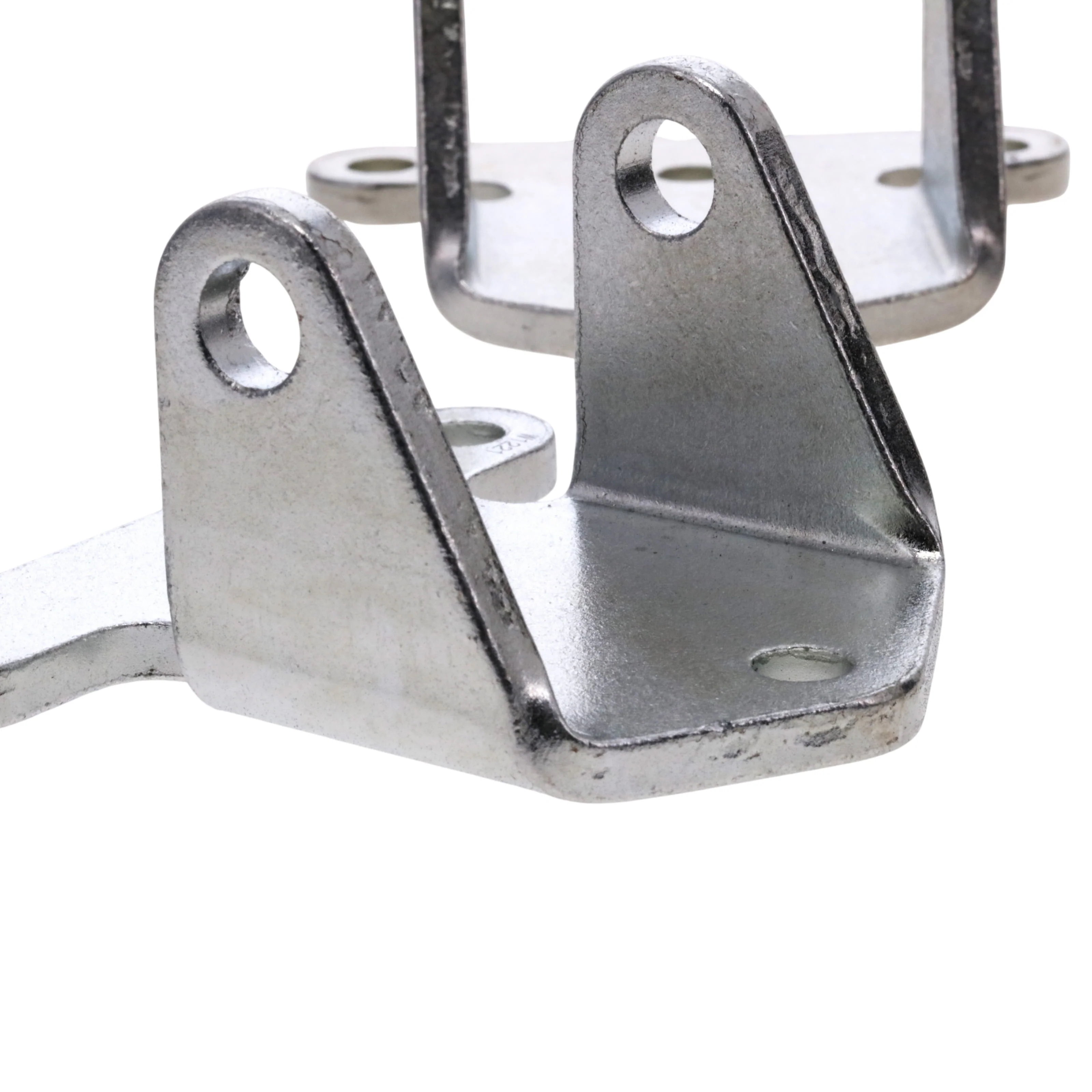 Chevy V8 1/4" Thick Solid Steel Engine Mounts - Natural - Image 4