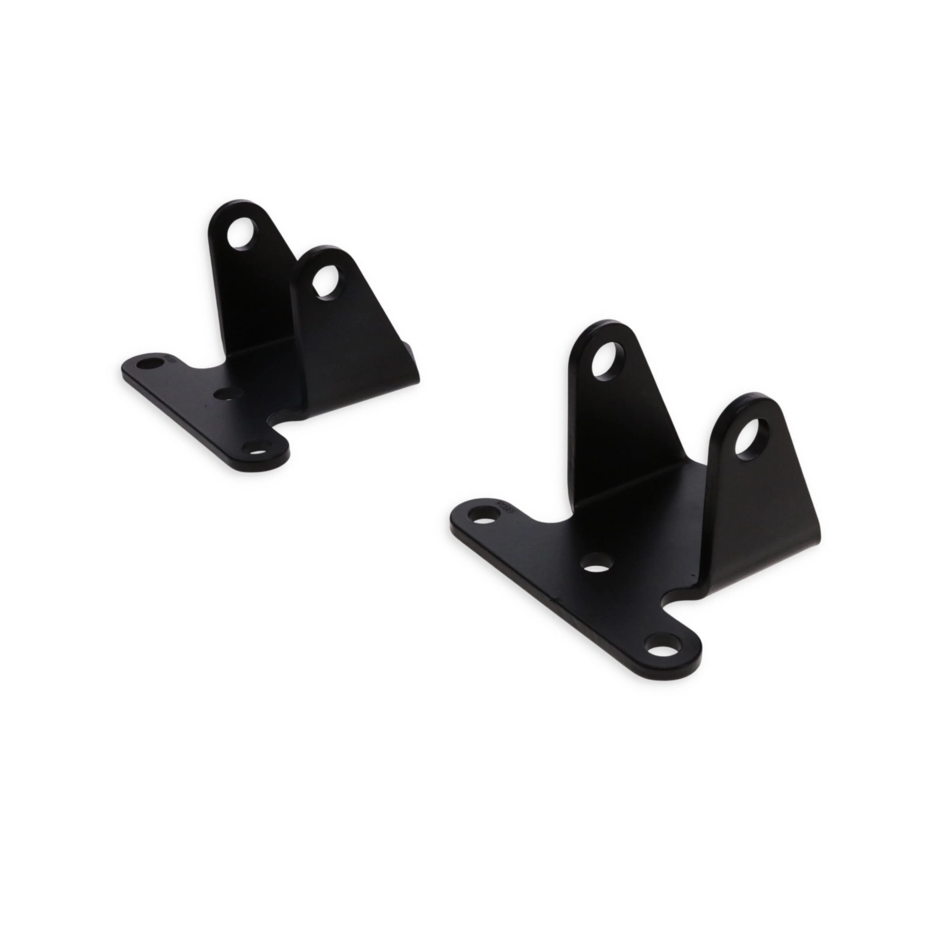Chevy V8 3/16" Thick Solid Steel Engine Mounts - Black - Image 3
