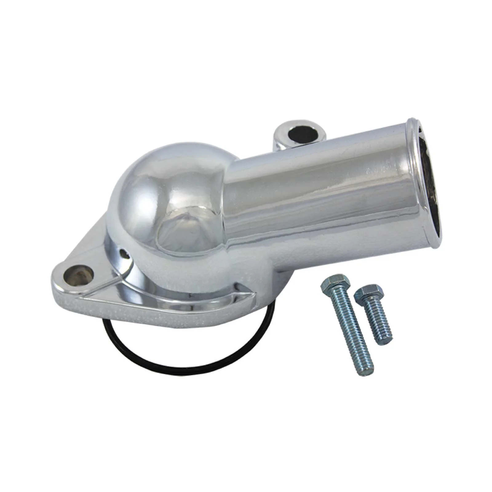 Chevy V8 Chrome Zinc 15° Water Neck - Image 2