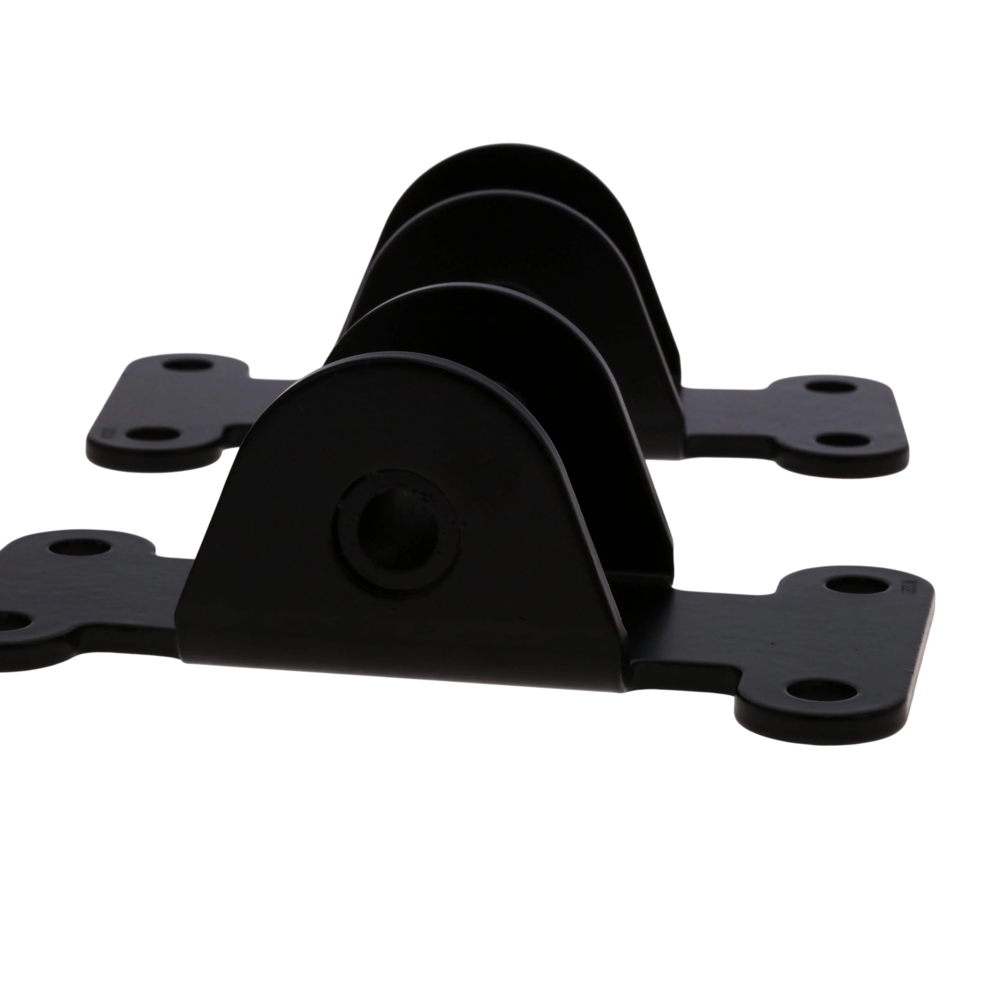 Chevy V8 Solid Steel Frame Pad Engine Mounts - Black - Image 4
