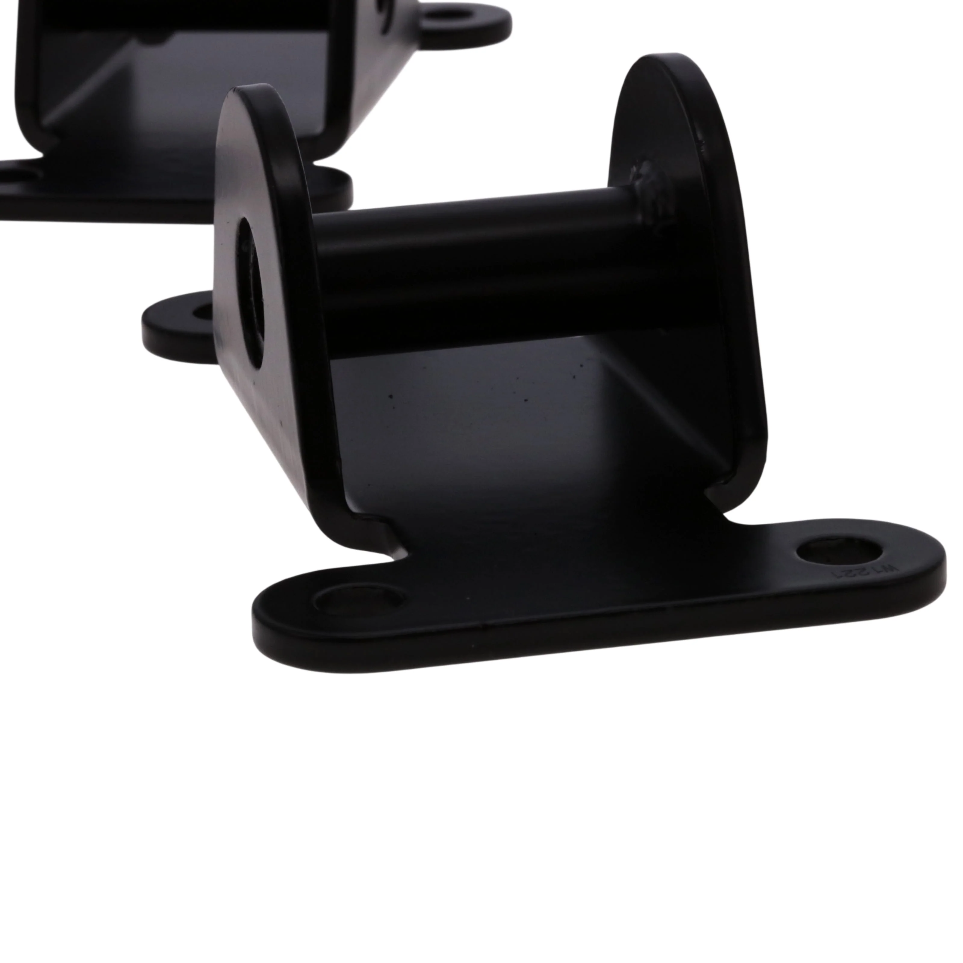 Chevy V8 Solid Steel Frame Pad Engine Mounts - Black - Image 5