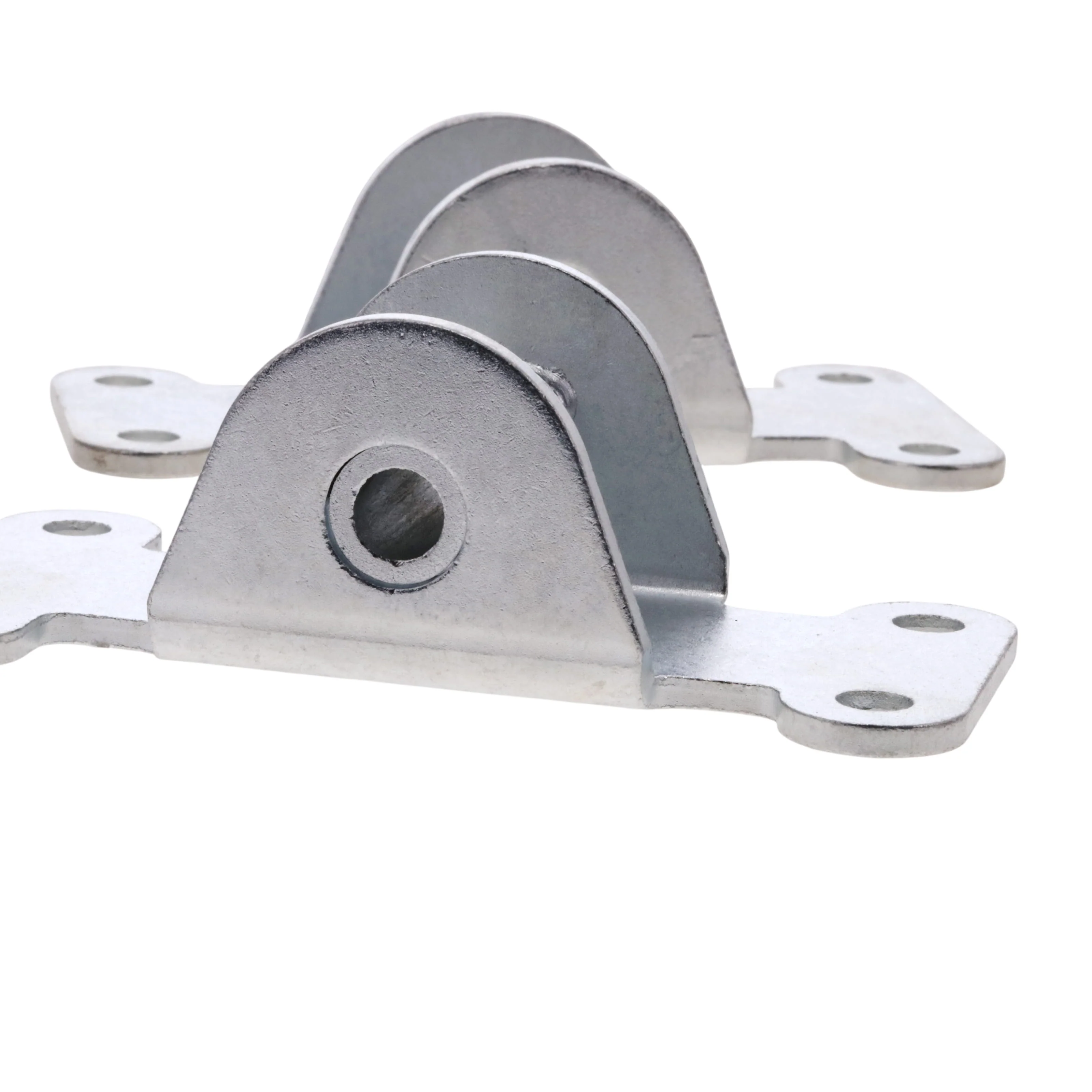 Chevy V8 Solid Steel Frame Pad Engine Mounts - Natural - Image 4
