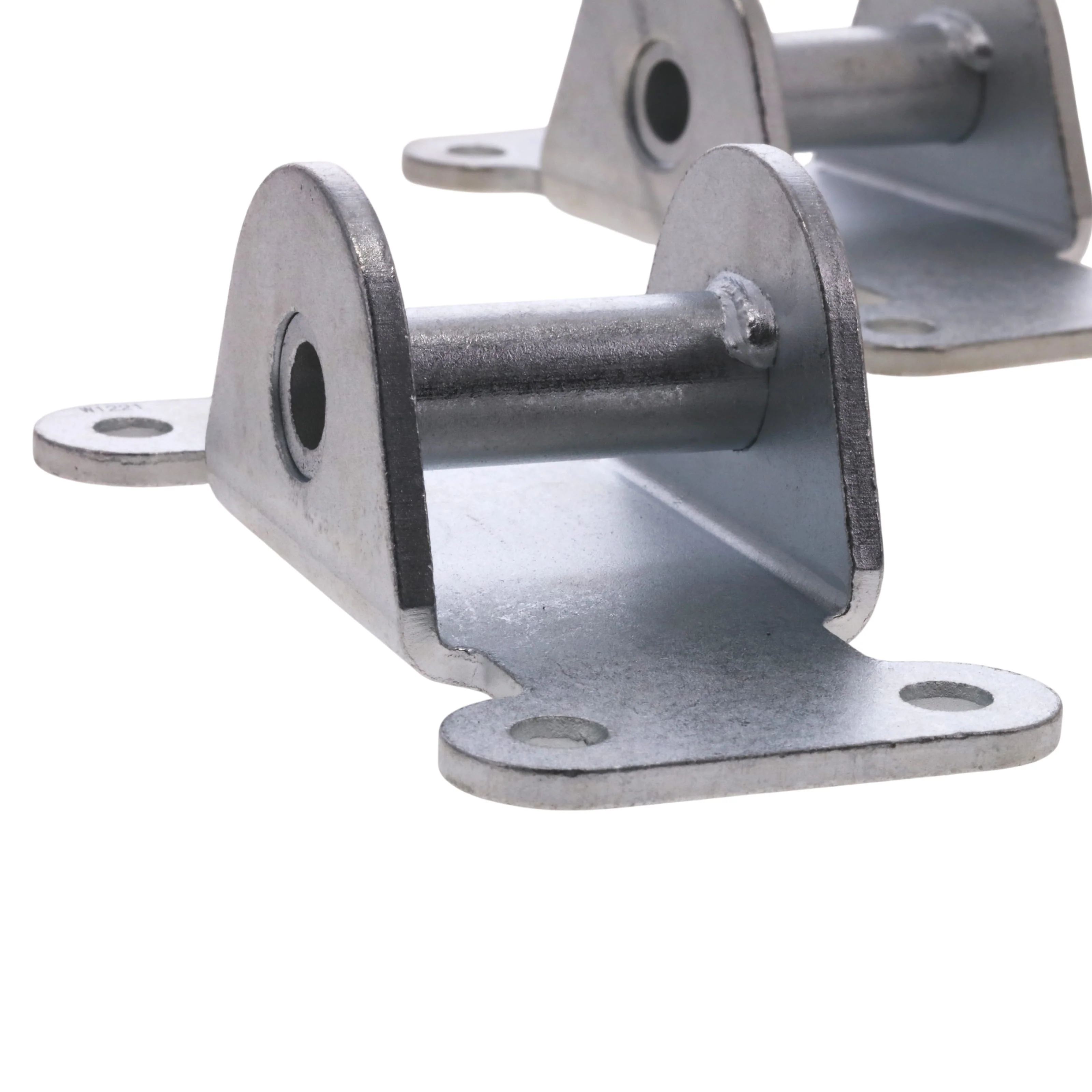 Chevy V8 Solid Steel Frame Pad Engine Mounts - Natural - Image 5