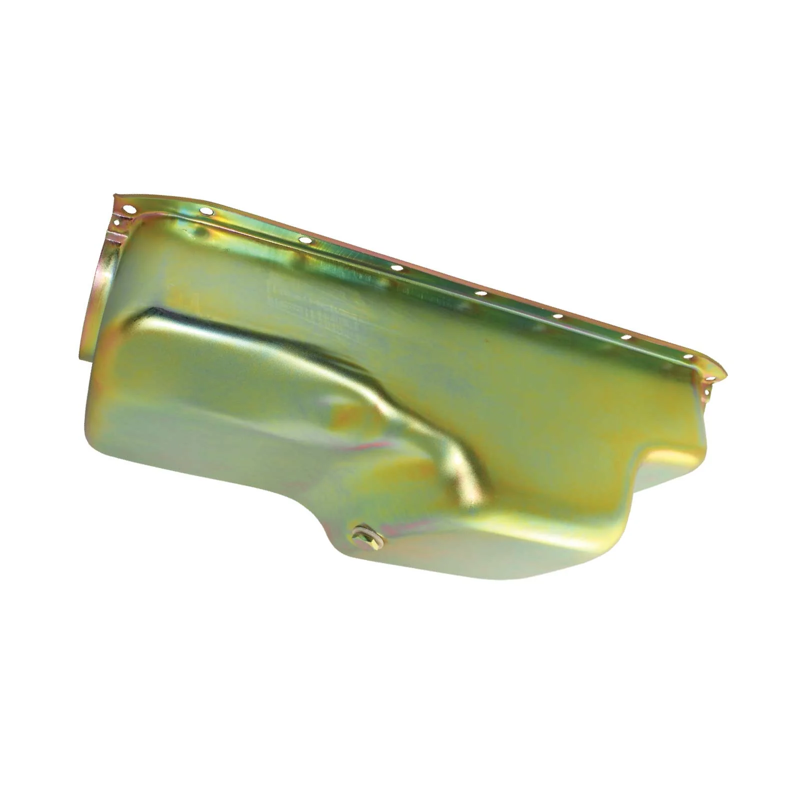 Chrysler Small Block 273-340 Steel Oil Pan - Gold Zinc