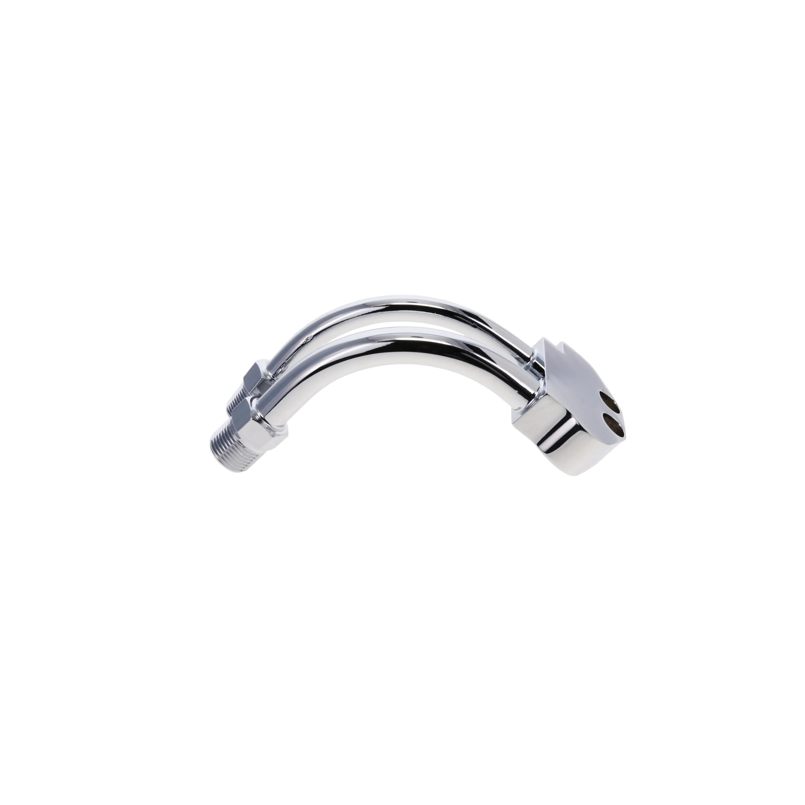 Curved A/C Manifold Fitting for Sanden SD-7 - Chrome - Image 4