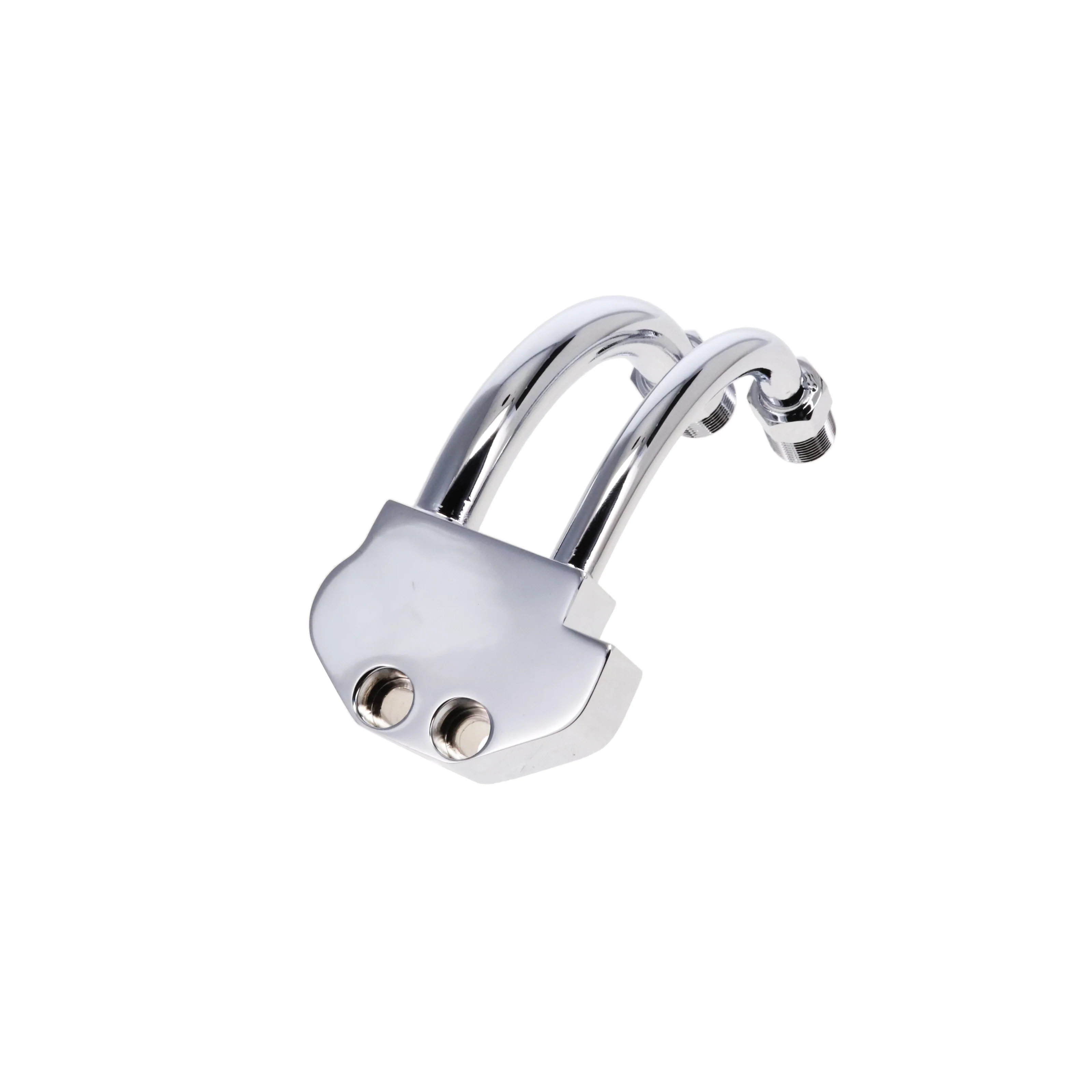 Curved A/C Manifold Fitting for Sanden SD-7 - Chrome - Image 5