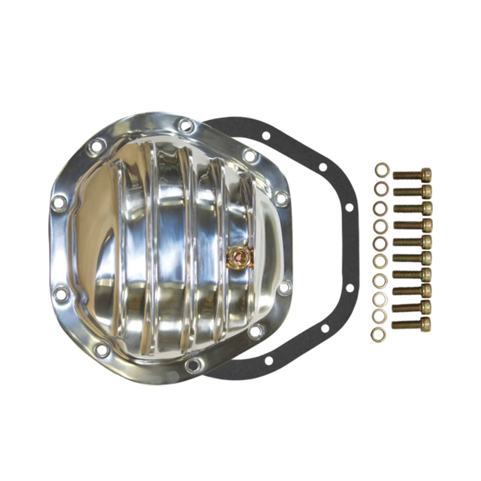 Dana 44 10-Bolt Aluminum Differential Cover Polished w/ Gasket & Hardware
