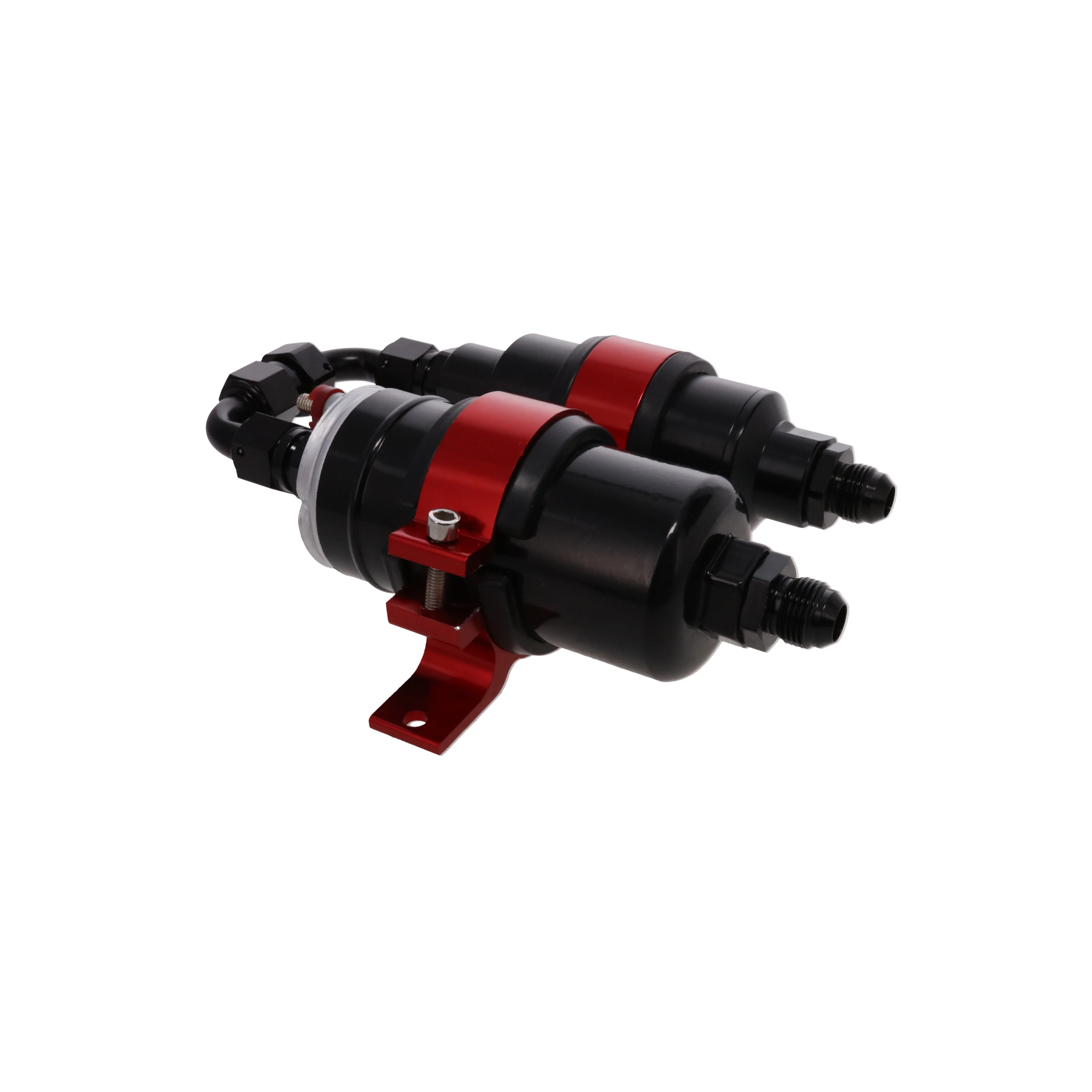 Electric Fuel Pump and Filter Kit - 10 Microns - Red - Image 2
