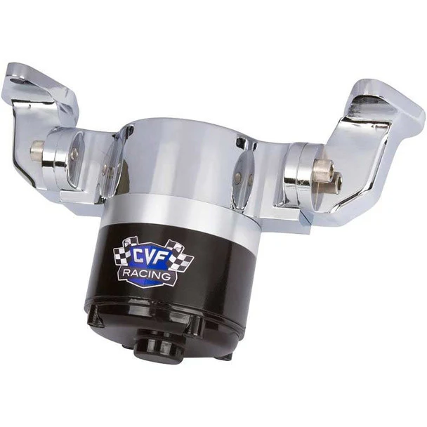 Ford 289-302-351W Small Block Electric Water Pump - 35 GPM - Chrome - Image 2
