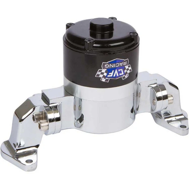 Ford 289-302-351W Small Block Electric Water Pump - 35 GPM - Chrome - Image 3