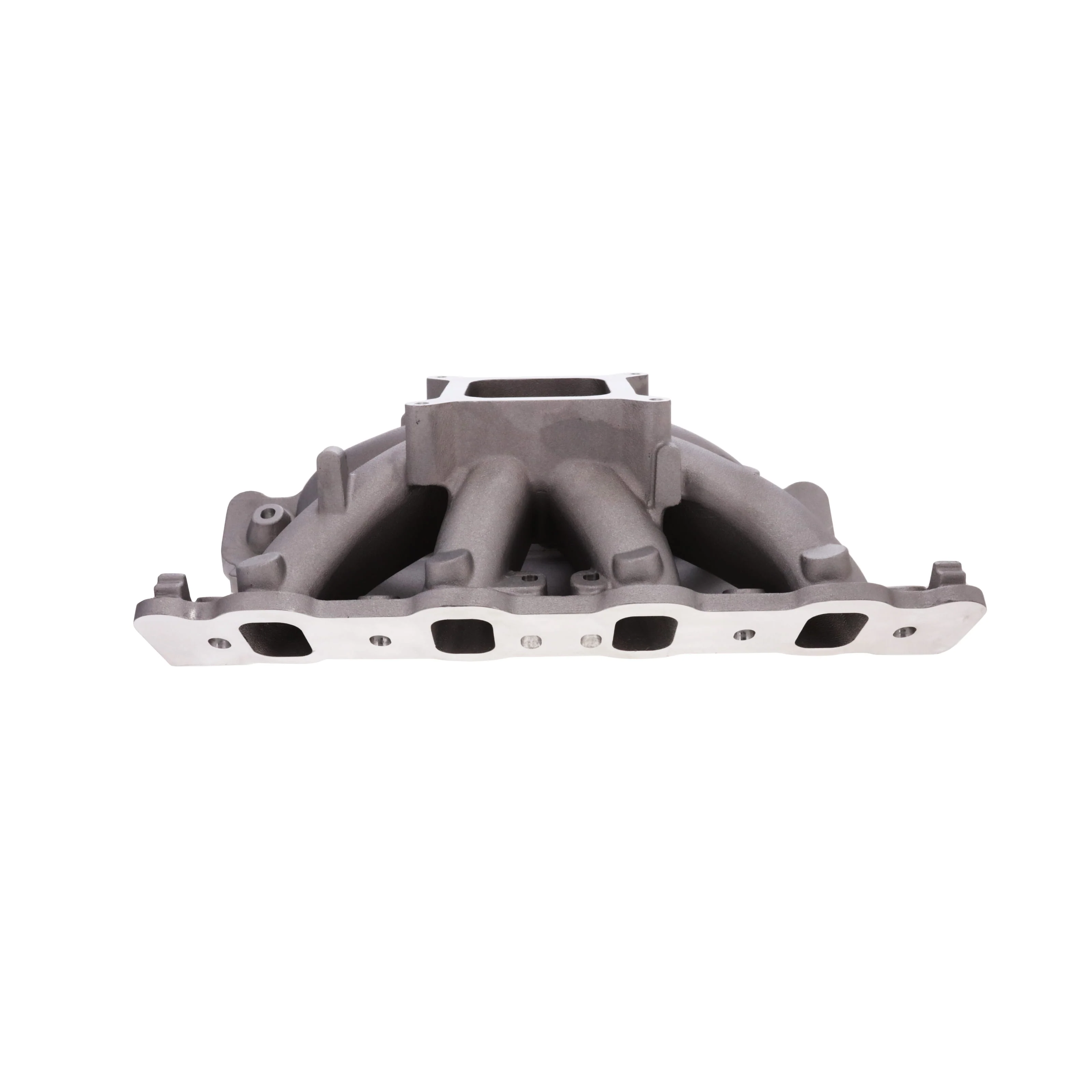 Ford 351 Cleveland 2V/4V Aluminum Intake Manifold, Single Plane, Hi-Rise - Satin - Image 4