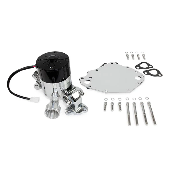 Ford 351C/351M/400 High-Flow Electric Water Pump - Chrome - Image 3