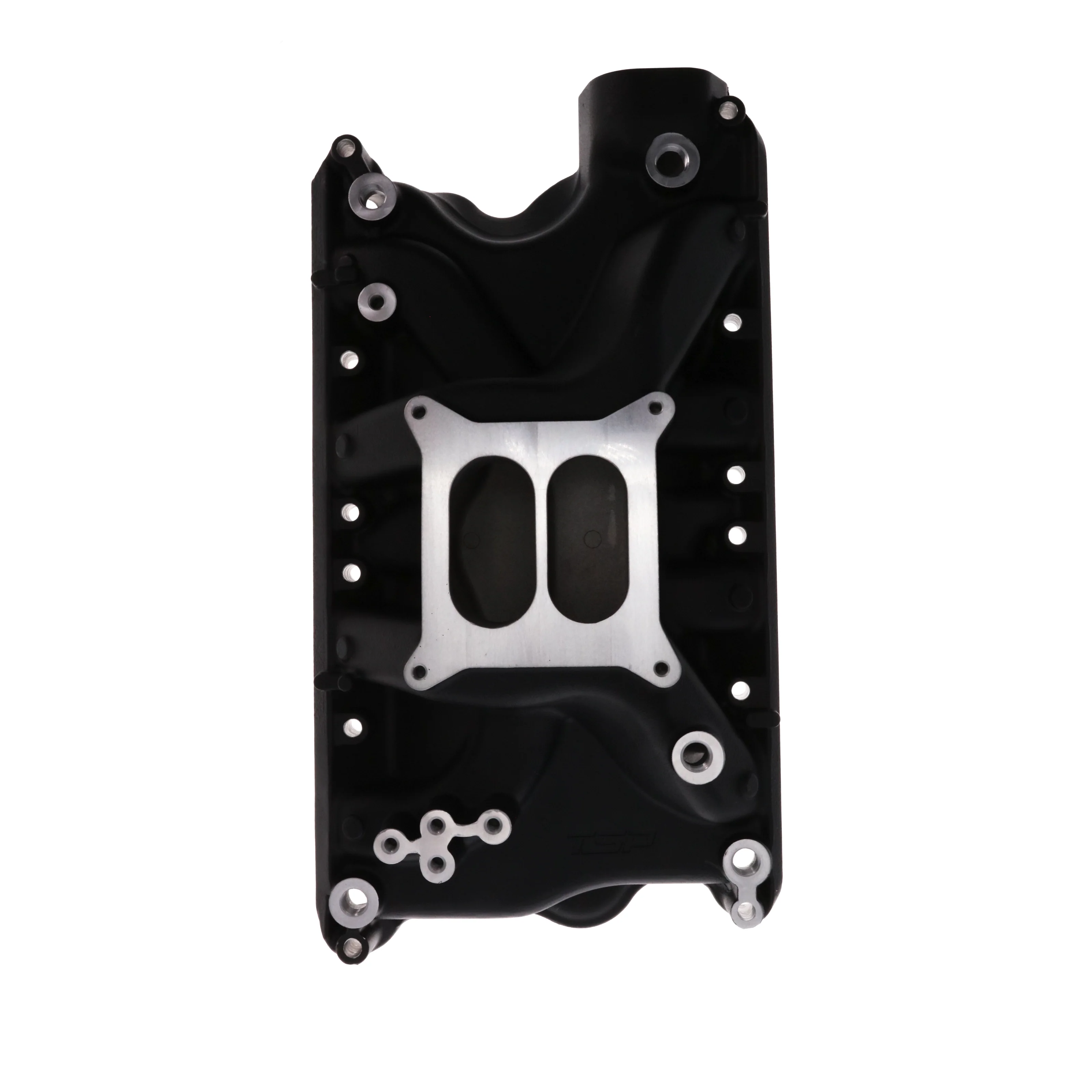 Ford 351W Carbureted Aluminum Dual Plane Intake Manifold - Black - Image 3