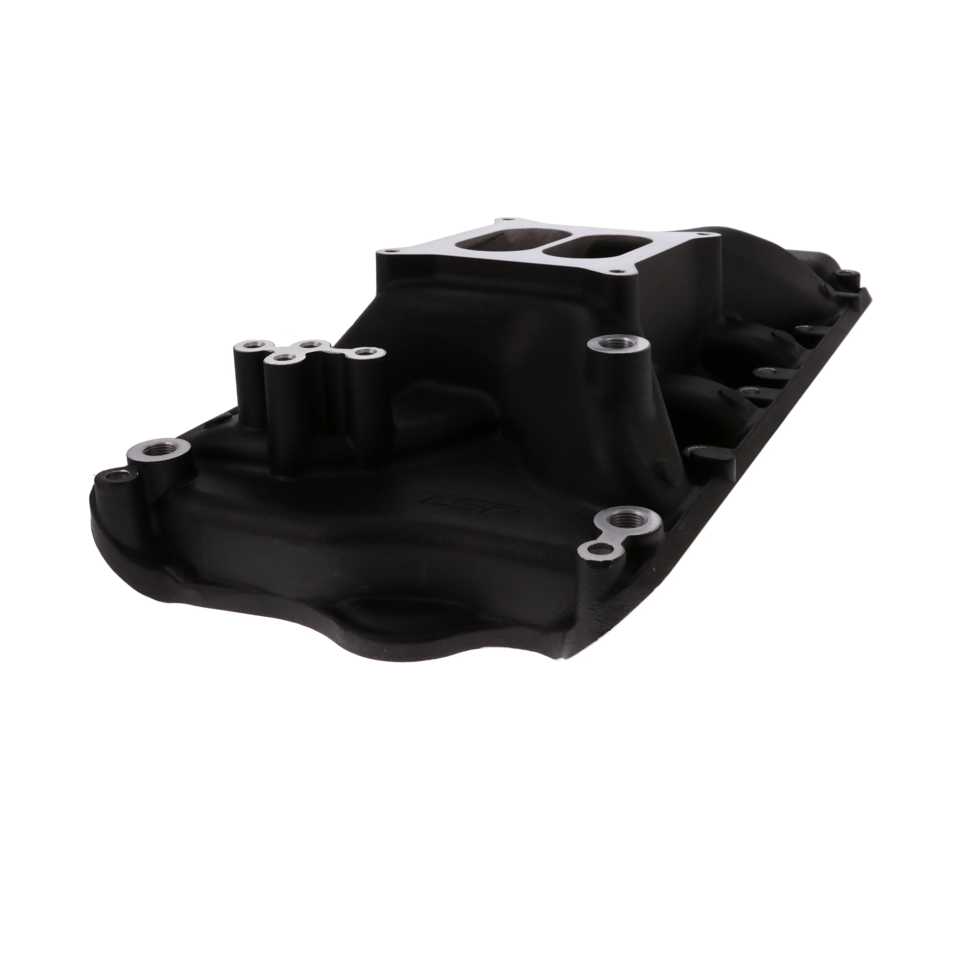 Ford 351W Carbureted Aluminum Dual Plane Intake Manifold - Black - Image 6