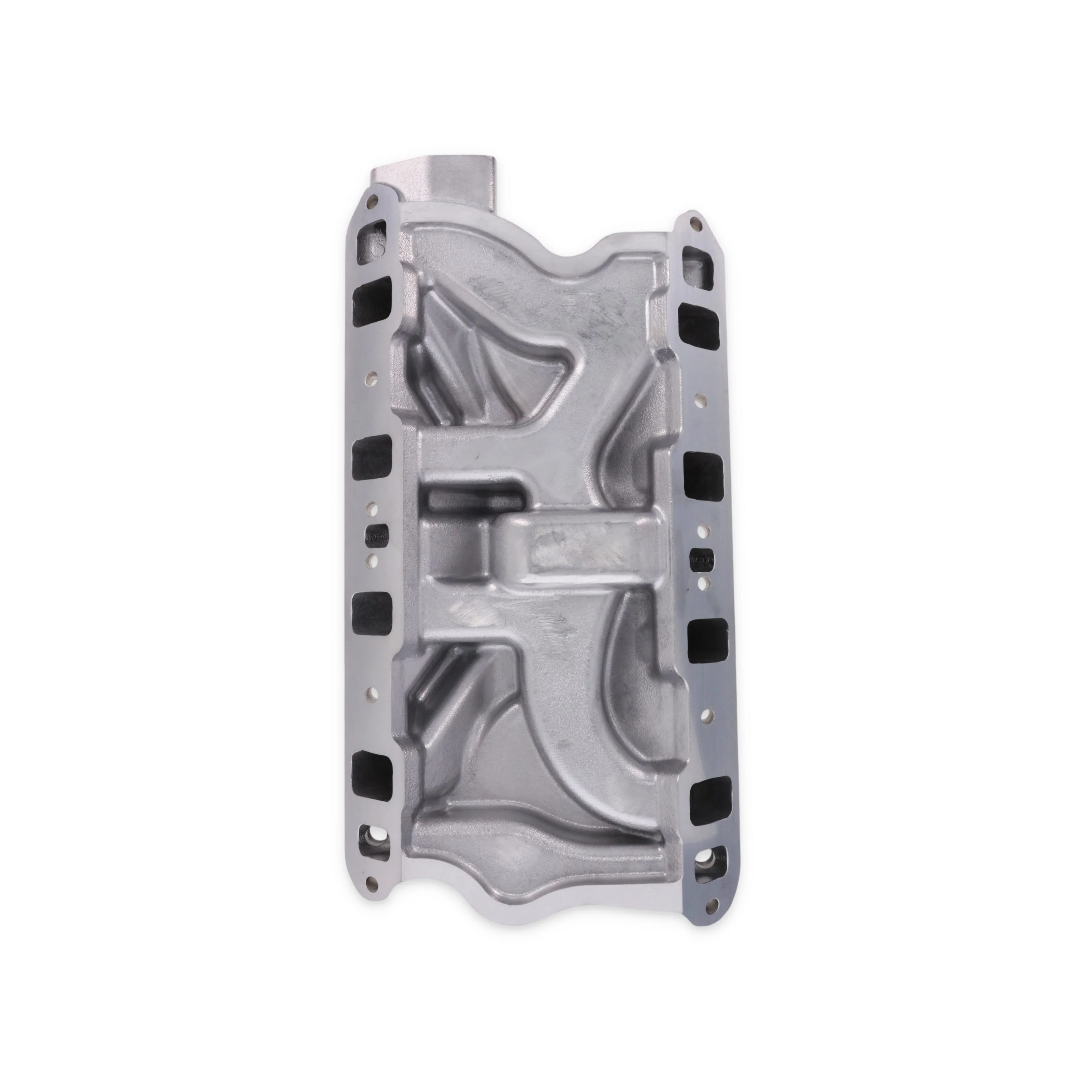 Ford 351W Carbureted Aluminum Dual Plane Intake Manifold - Polished - Image 4